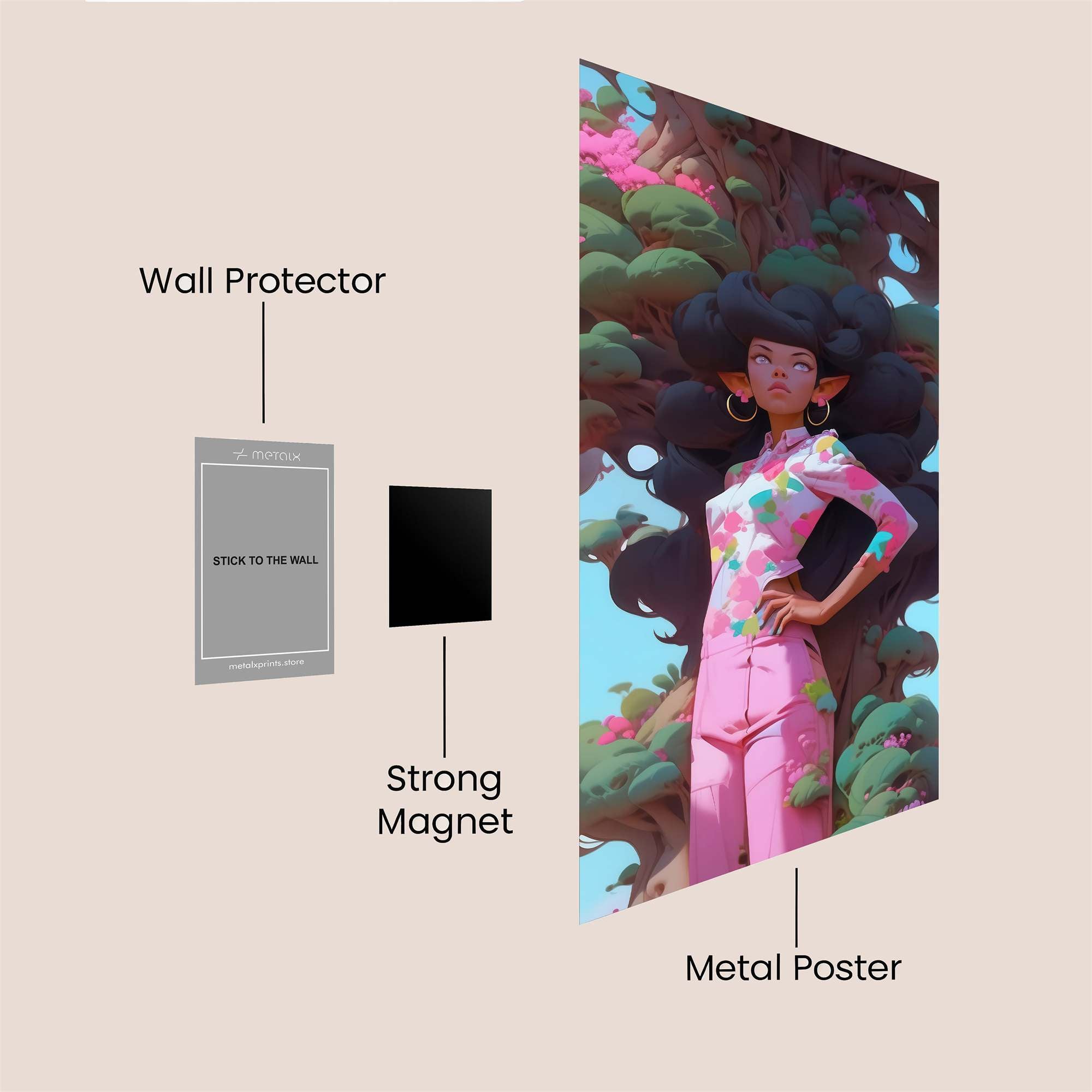 Elf Elegance Safe Wall Magnetic / M