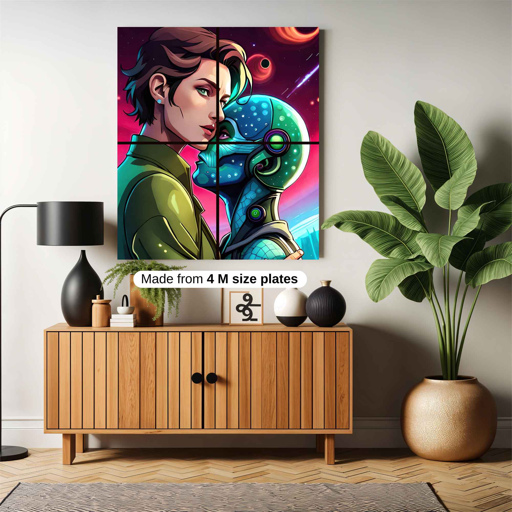 Alien Embrace Safe Wall Magnetic / M