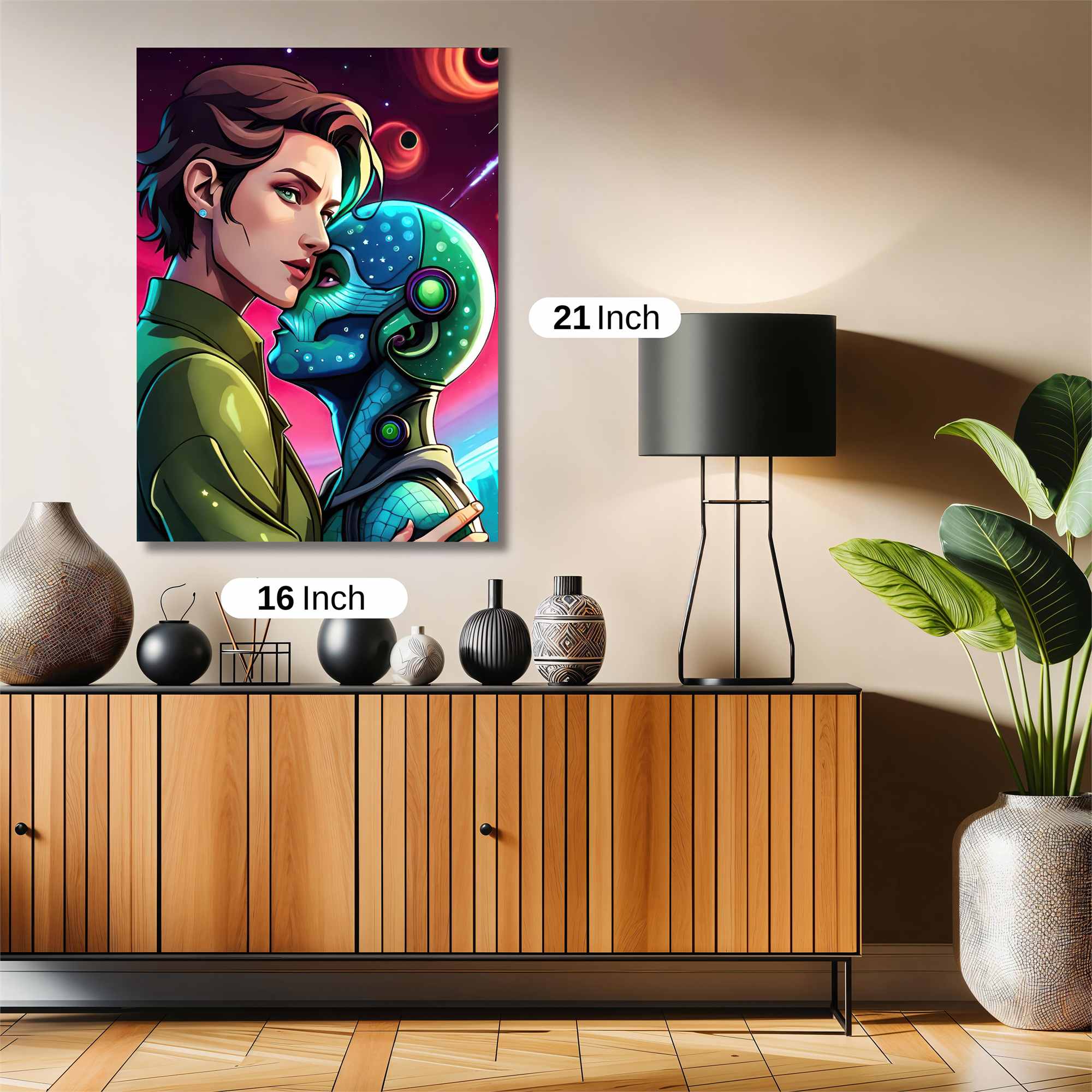 Alien Embrace Safe Wall Magnetic / M