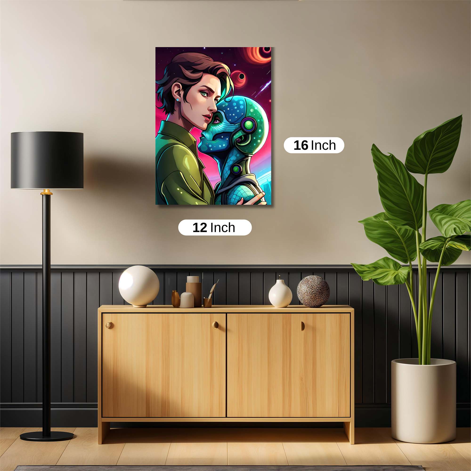 Alien Embrace Safe Wall Magnetic / M