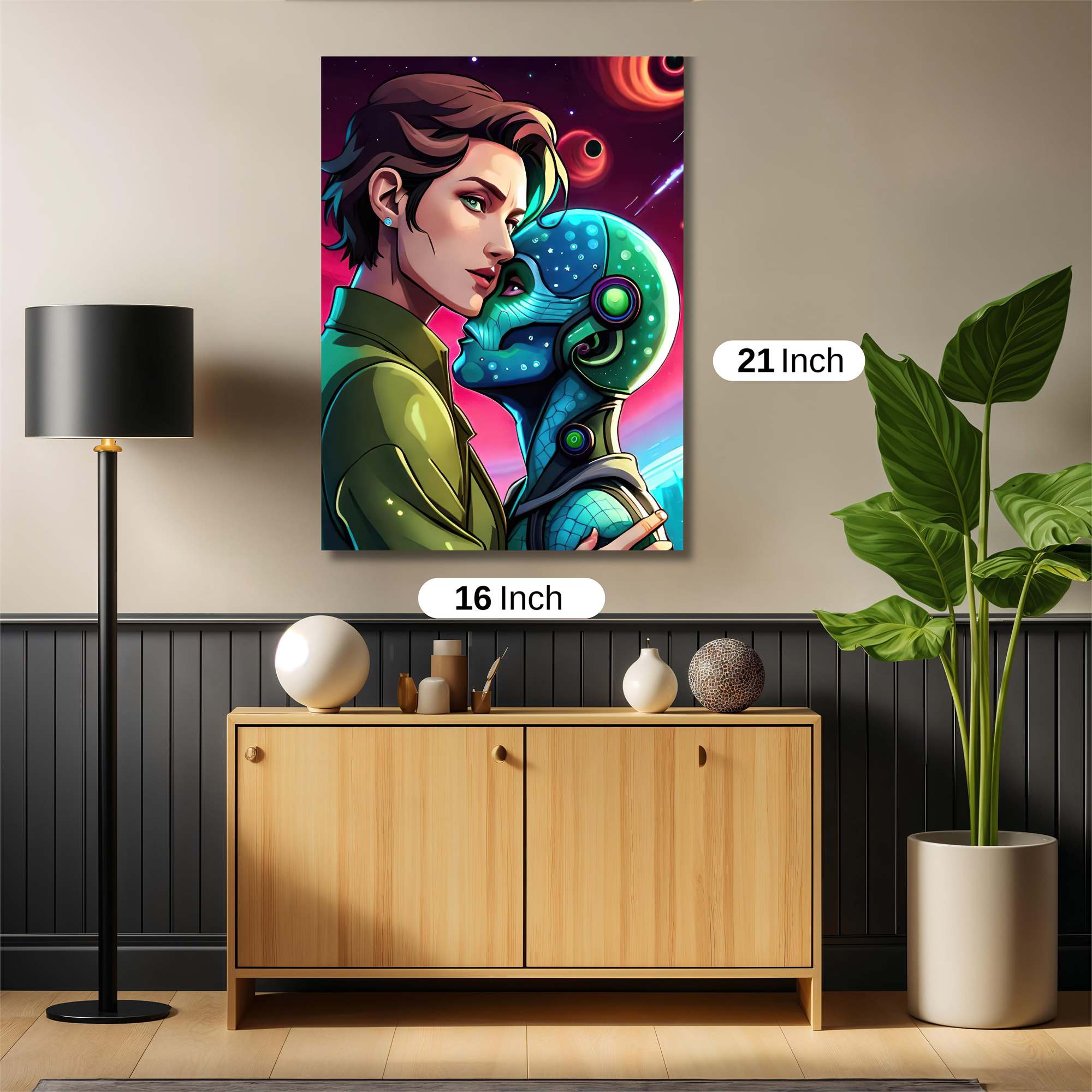 Alien Embrace Safe Wall Magnetic / M