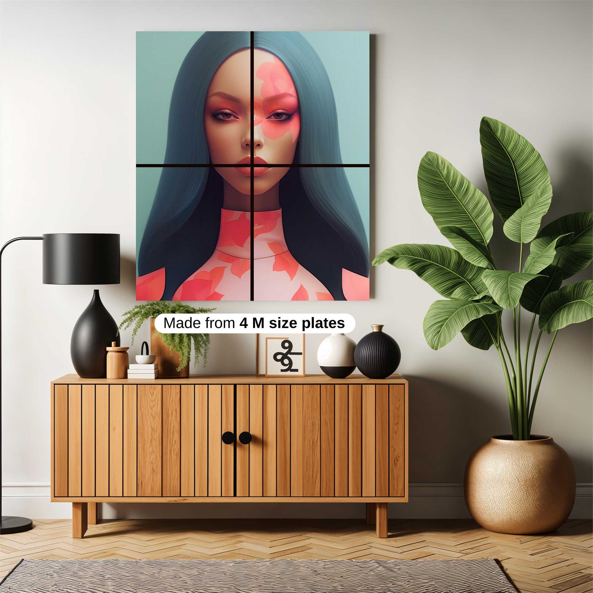 Floral Enigma Safe Wall Magnetic / M