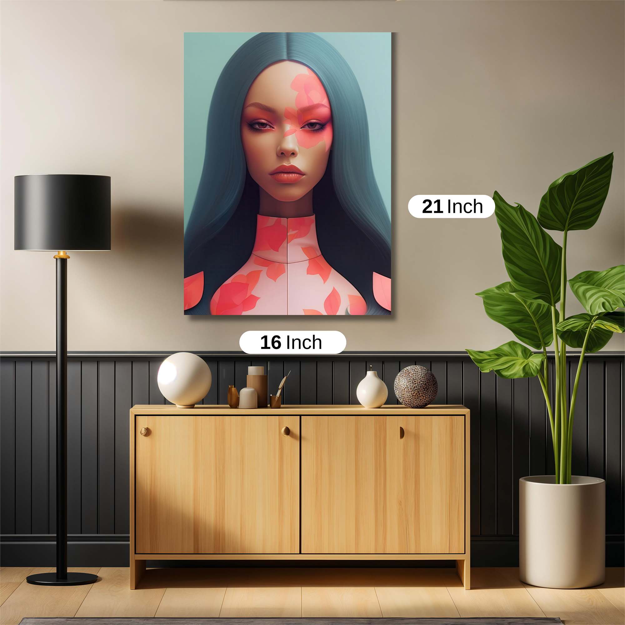 Floral Enigma Safe Wall Magnetic / M