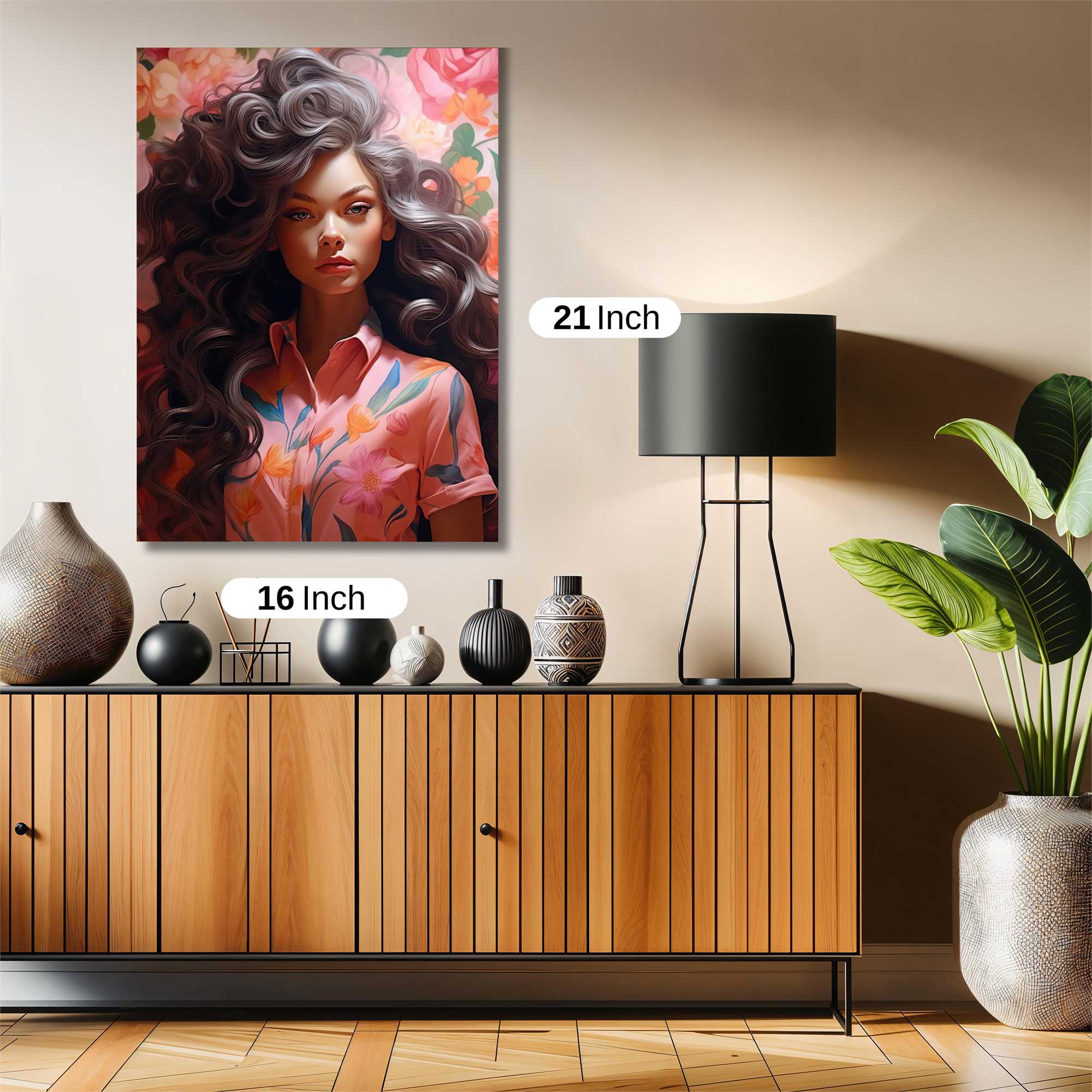 Floral Elegance Safe Wall Magnetic / M