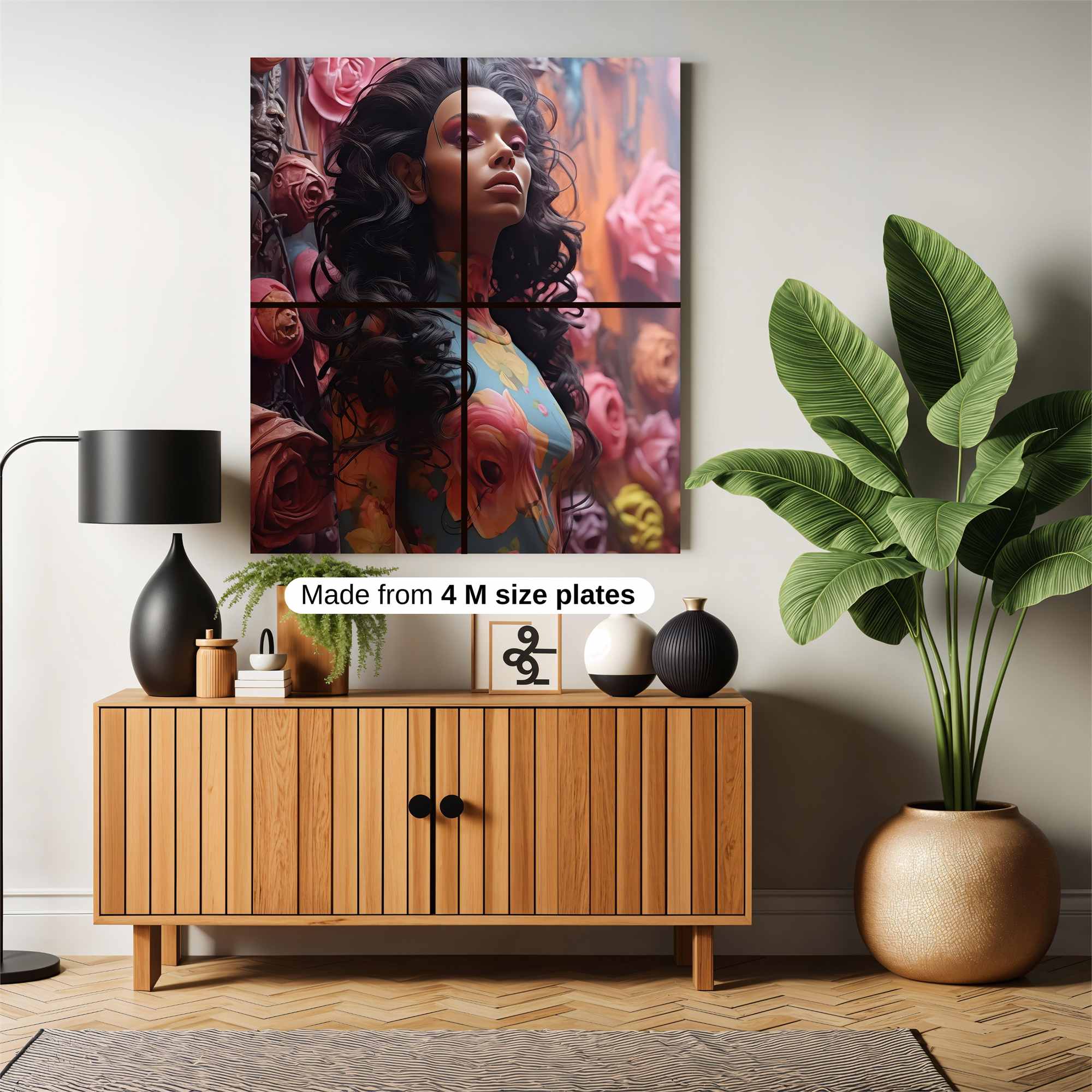 Floral Fantasy Safe Wall Magnetic / M