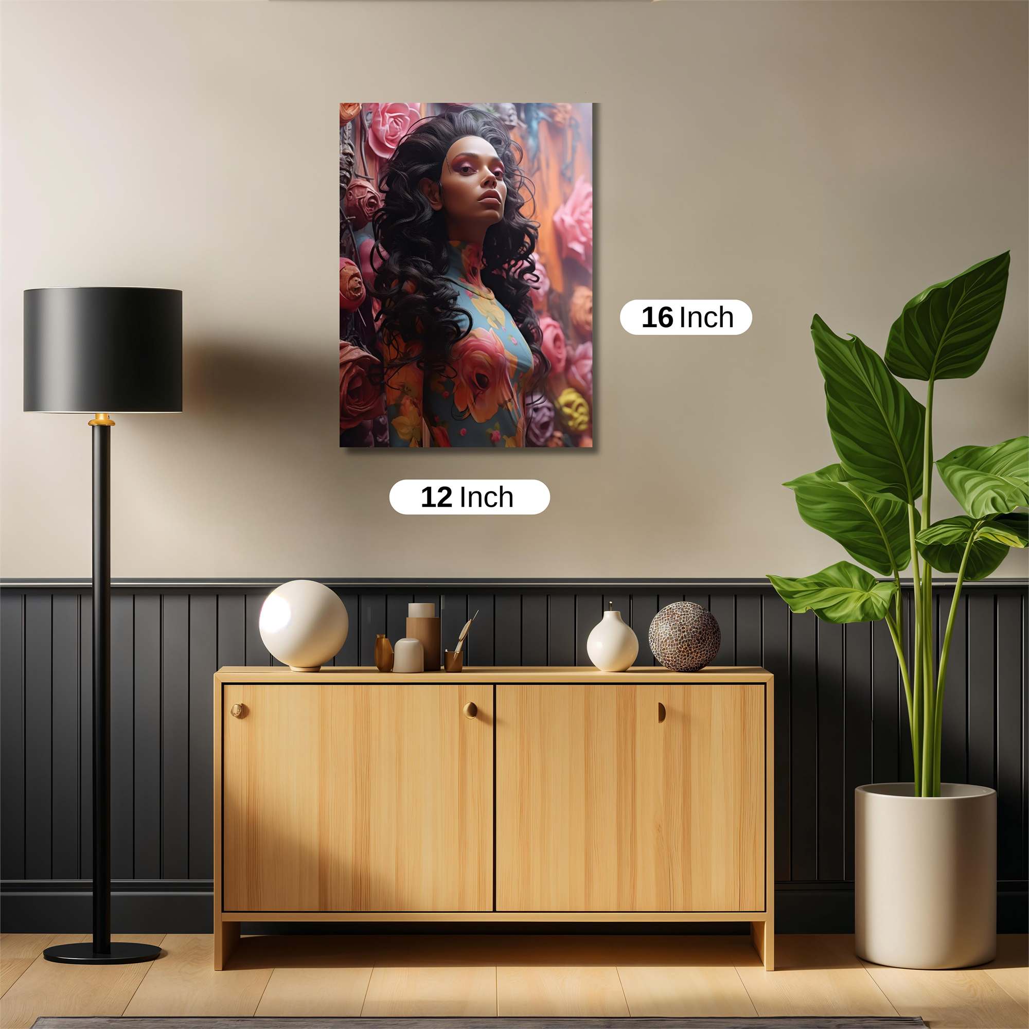 Floral Fantasy Safe Wall Magnetic / M