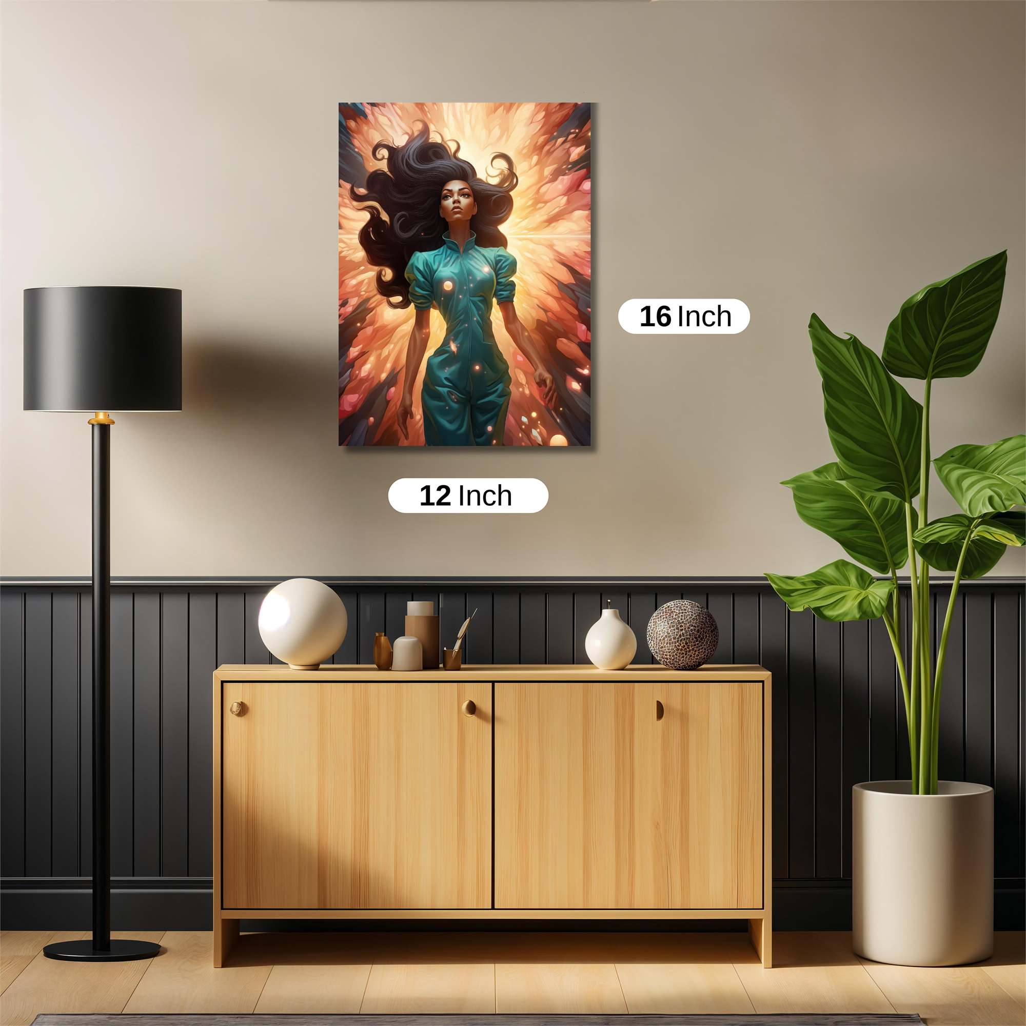 Phoenix Rising Safe Wall Magnetic / M