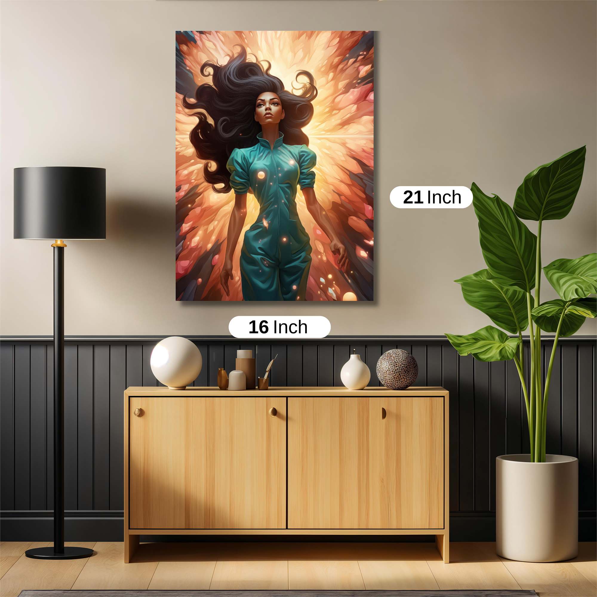 Phoenix Rising Safe Wall Magnetic / M