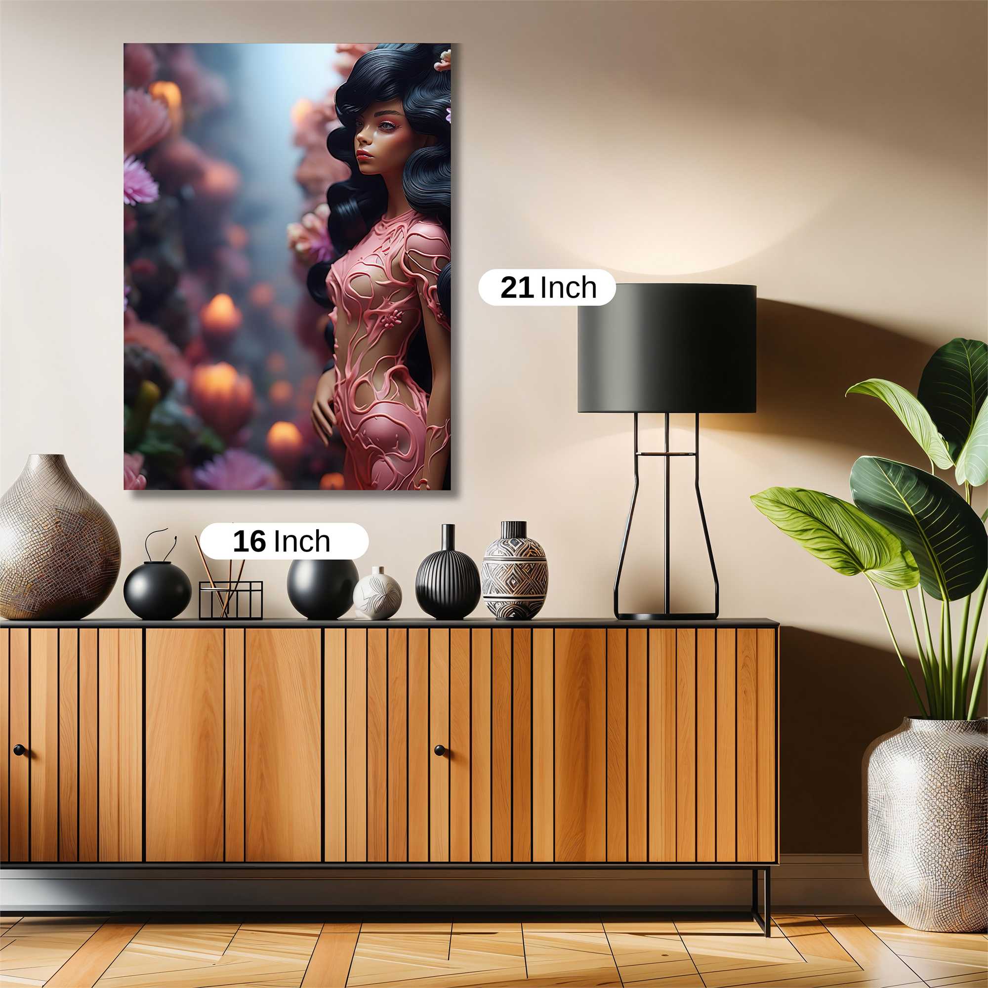 Floral Enchantment Safe Wall Magnetic / M