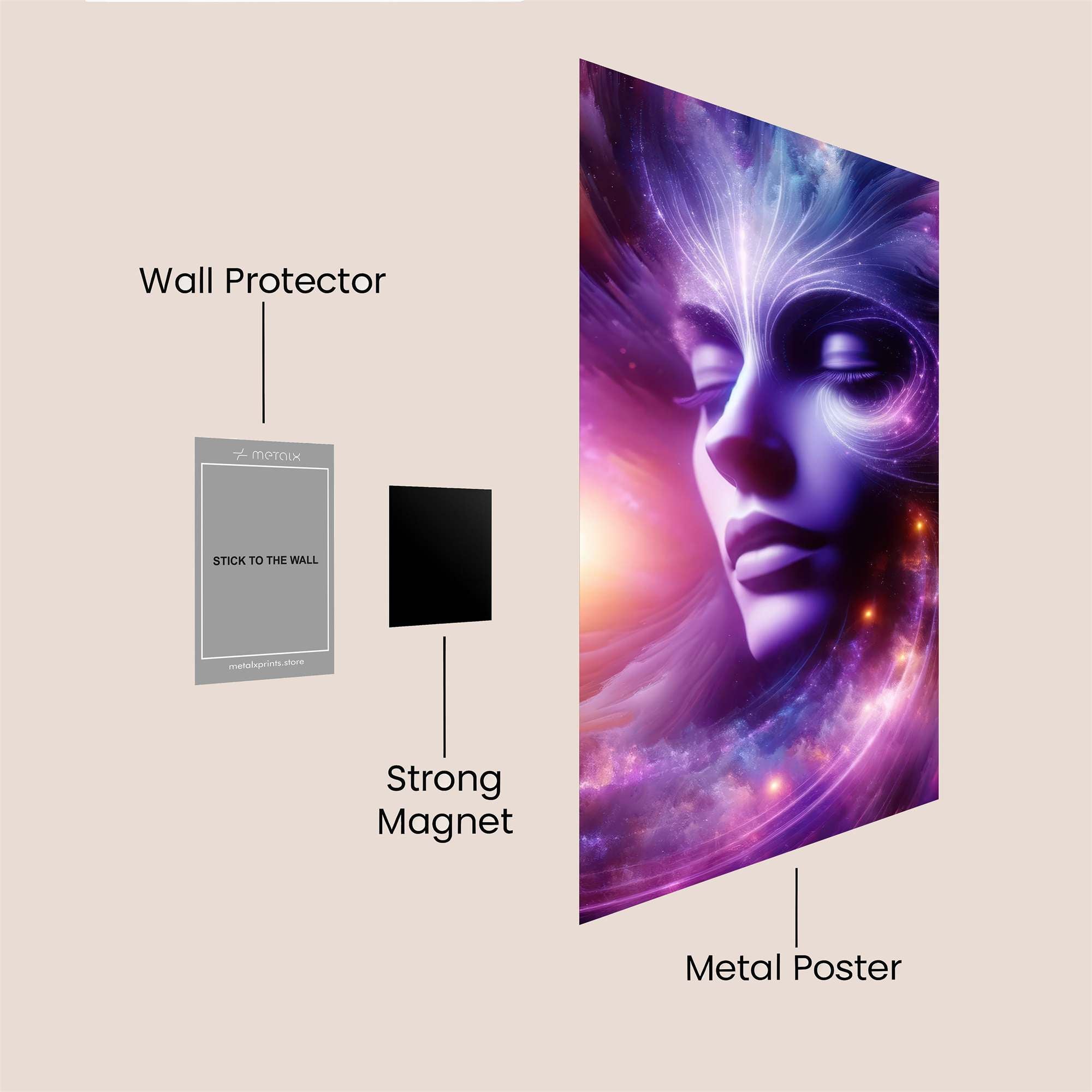Cosmic Serenity Safe Wall Magnetic / M