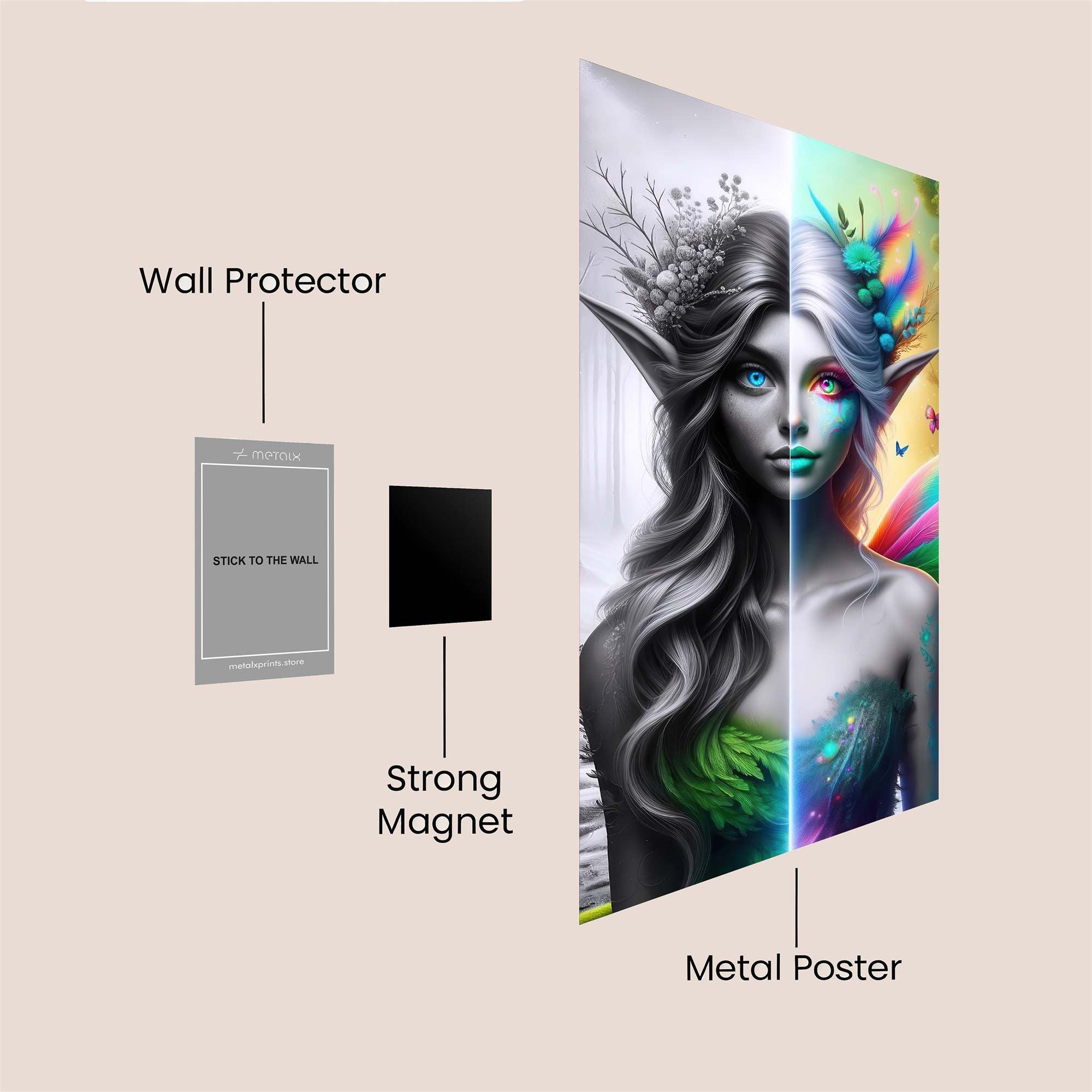 Elf Enchantment Safe Wall Magnetic / M