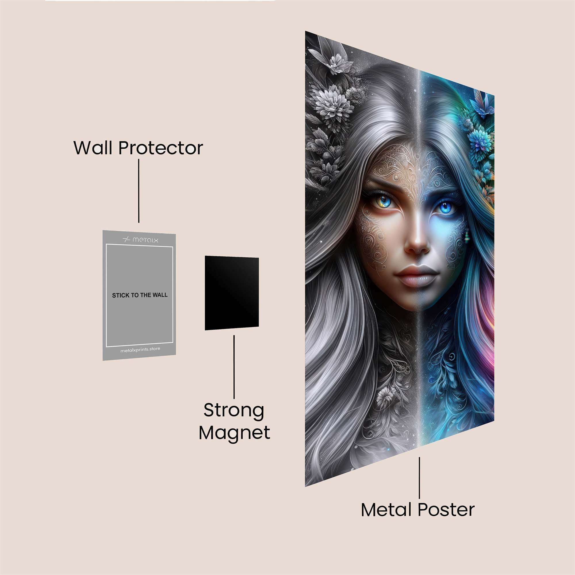 FrostFire Safe Wall Magnetic / M