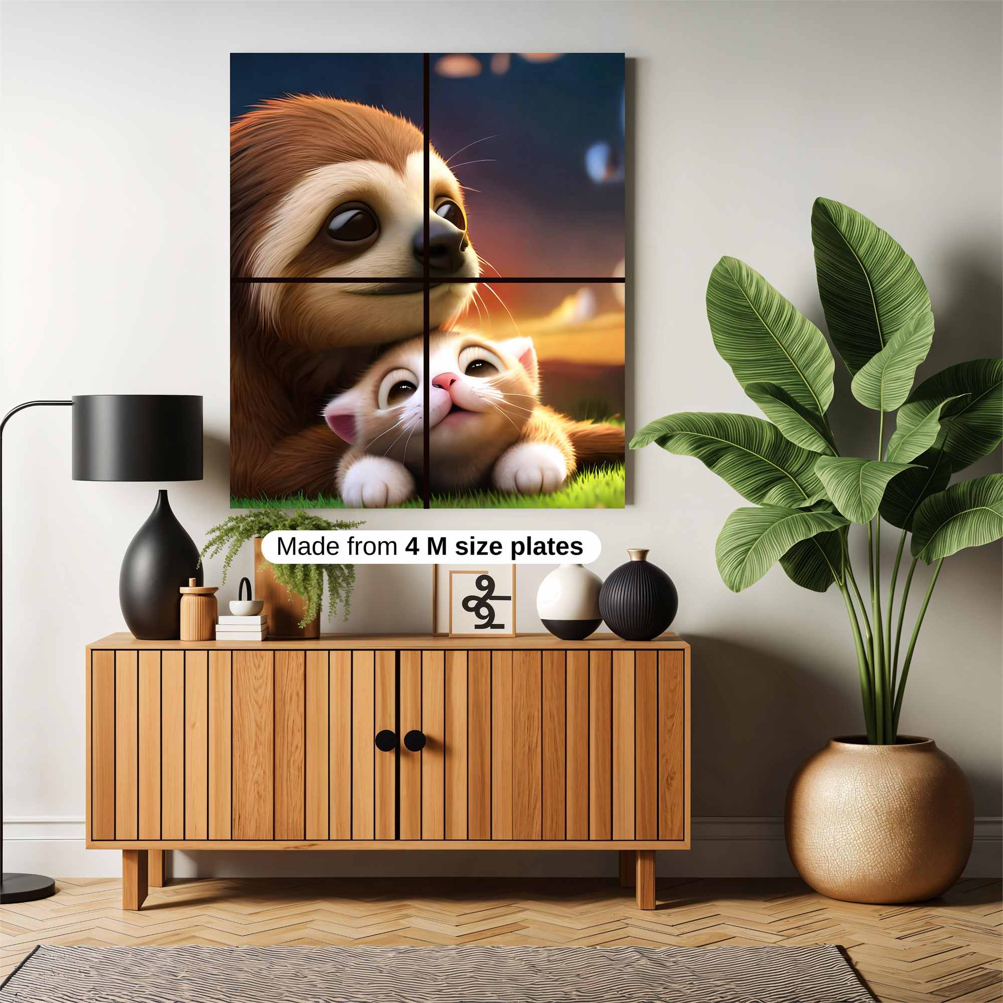 Slothful Serenity Safe Wall Magnetic / M