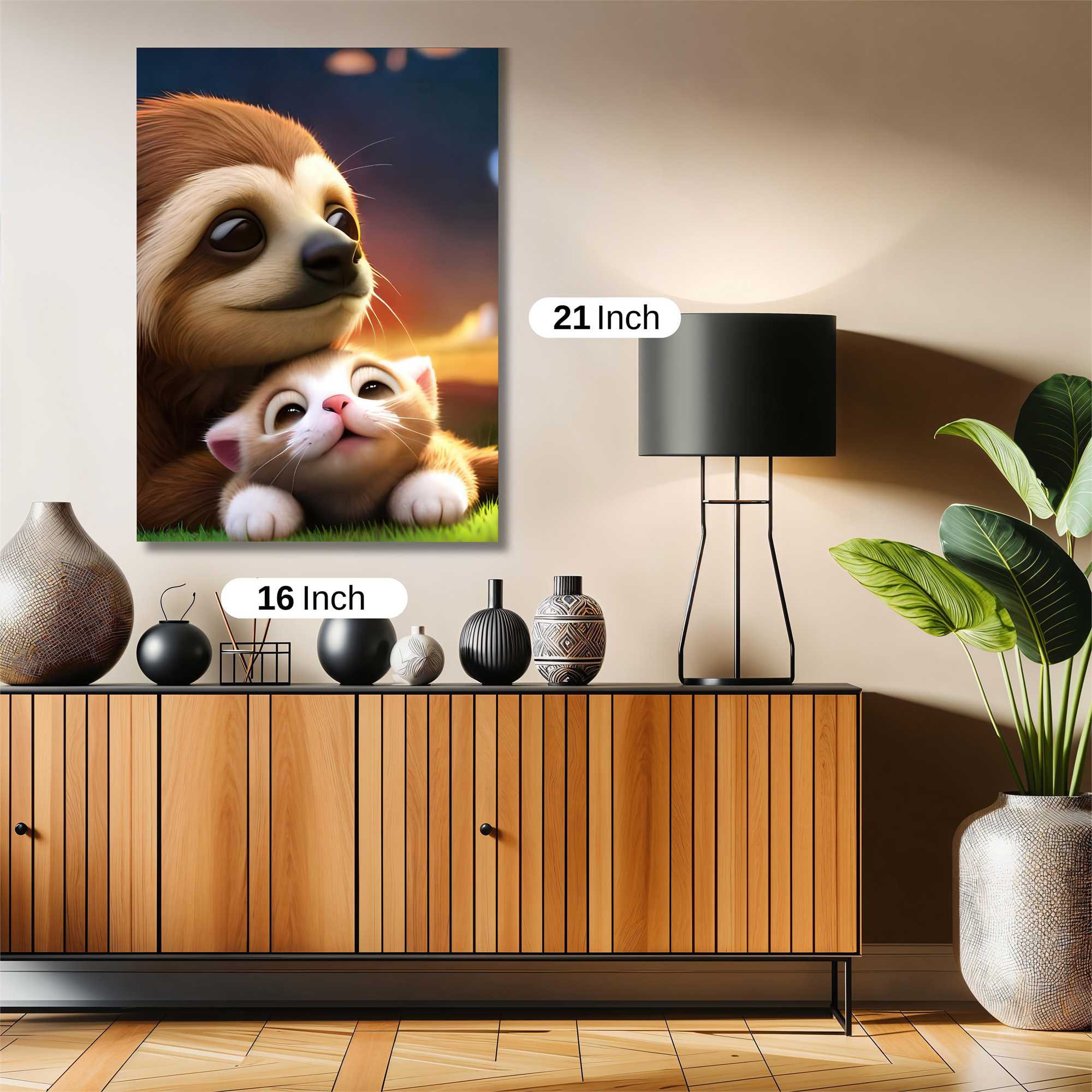 Slothful Serenity Safe Wall Magnetic / M