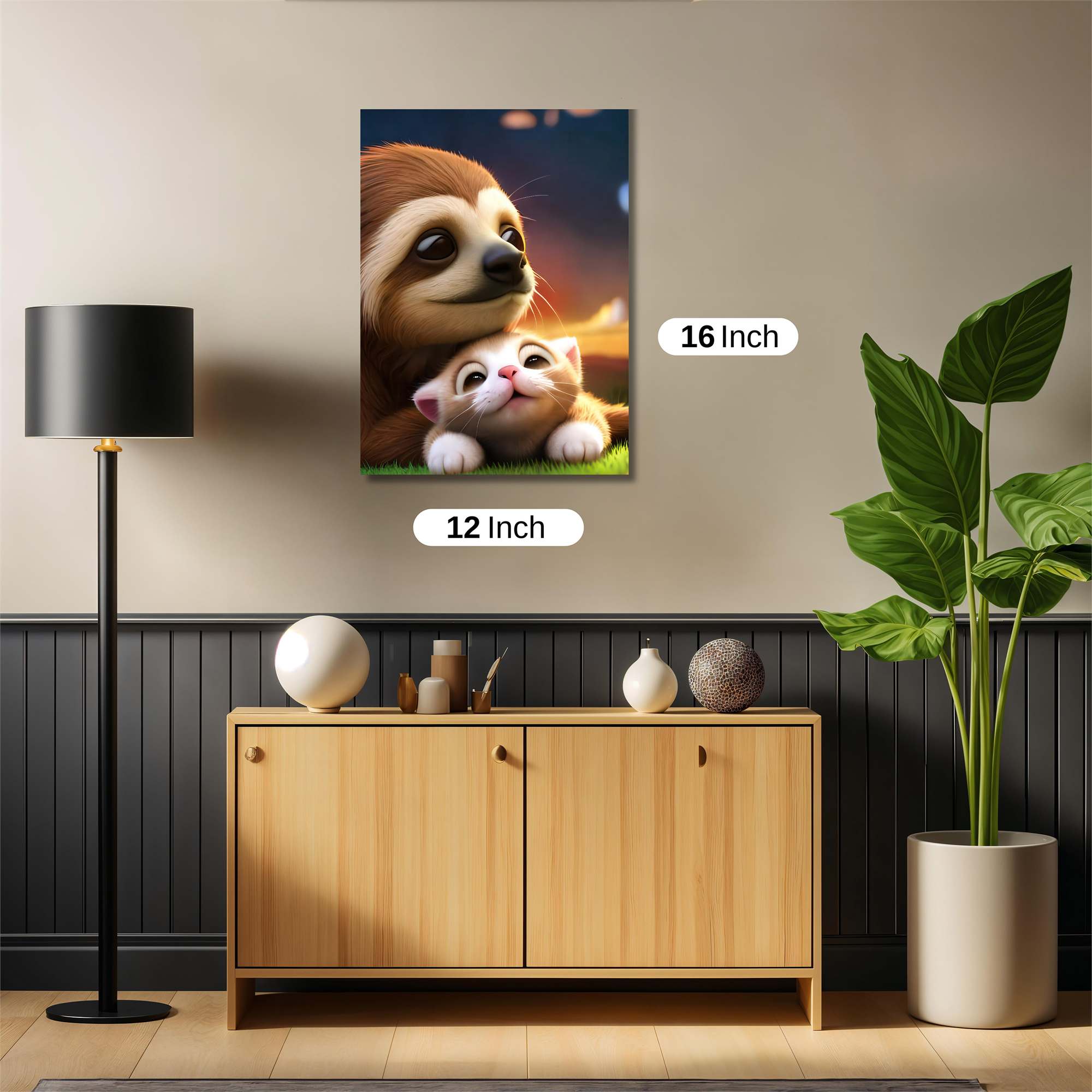 Slothful Serenity Safe Wall Magnetic / M