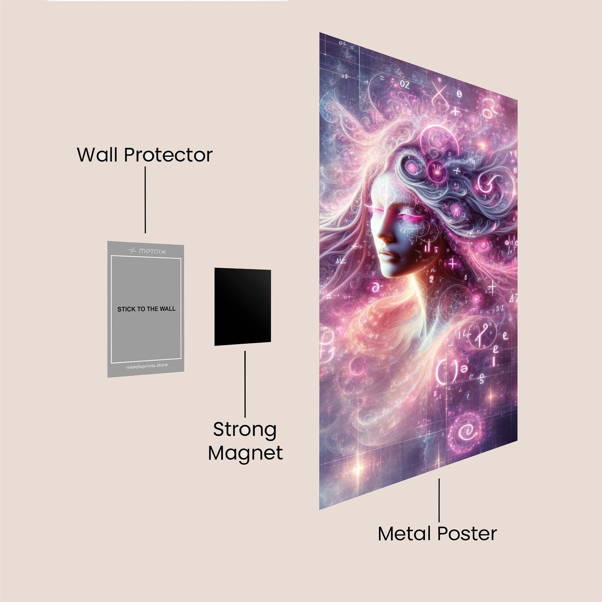 Cosmic Serenity Safe Wall Magnetic / M