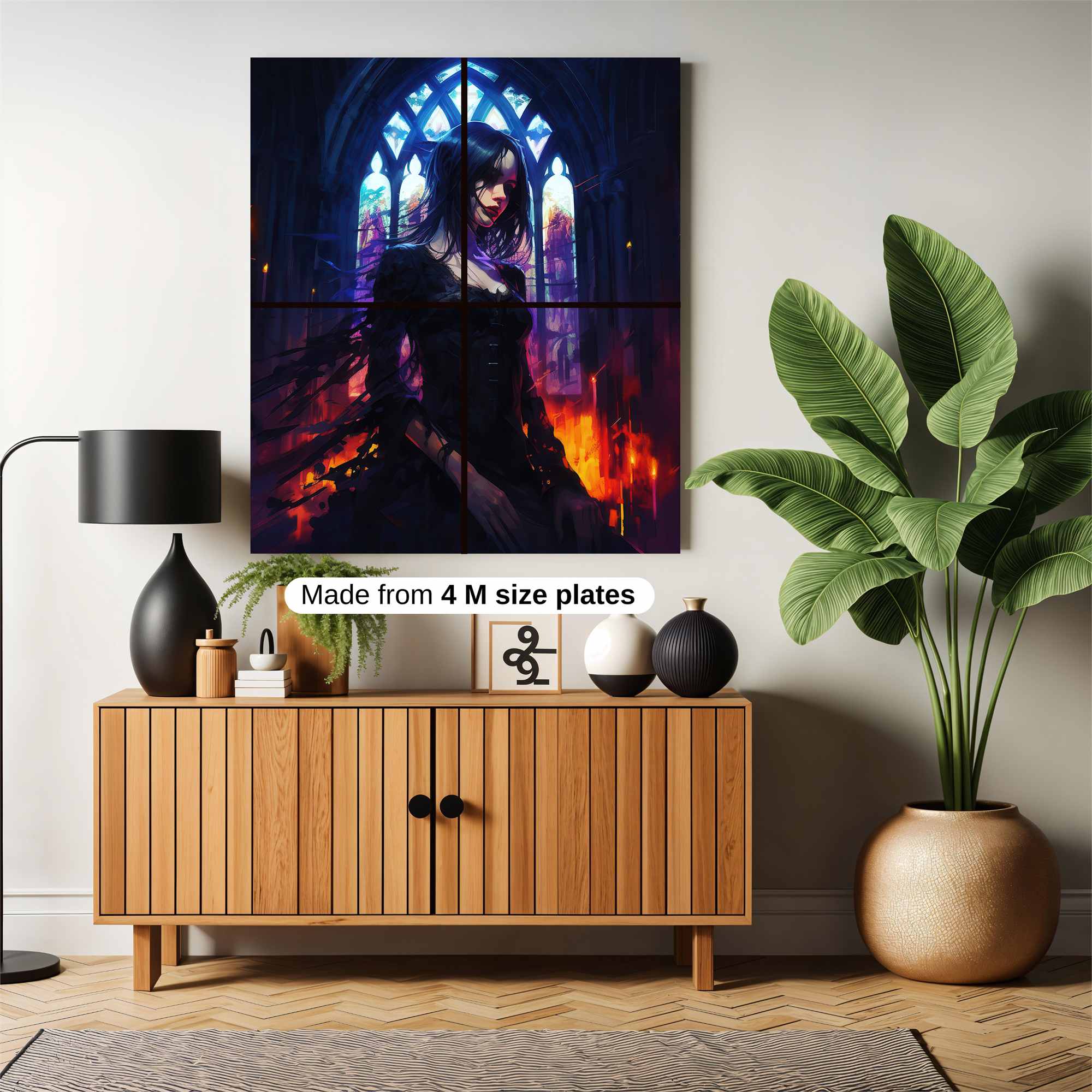 Gothic Elegance Safe Wall Magnetic / M