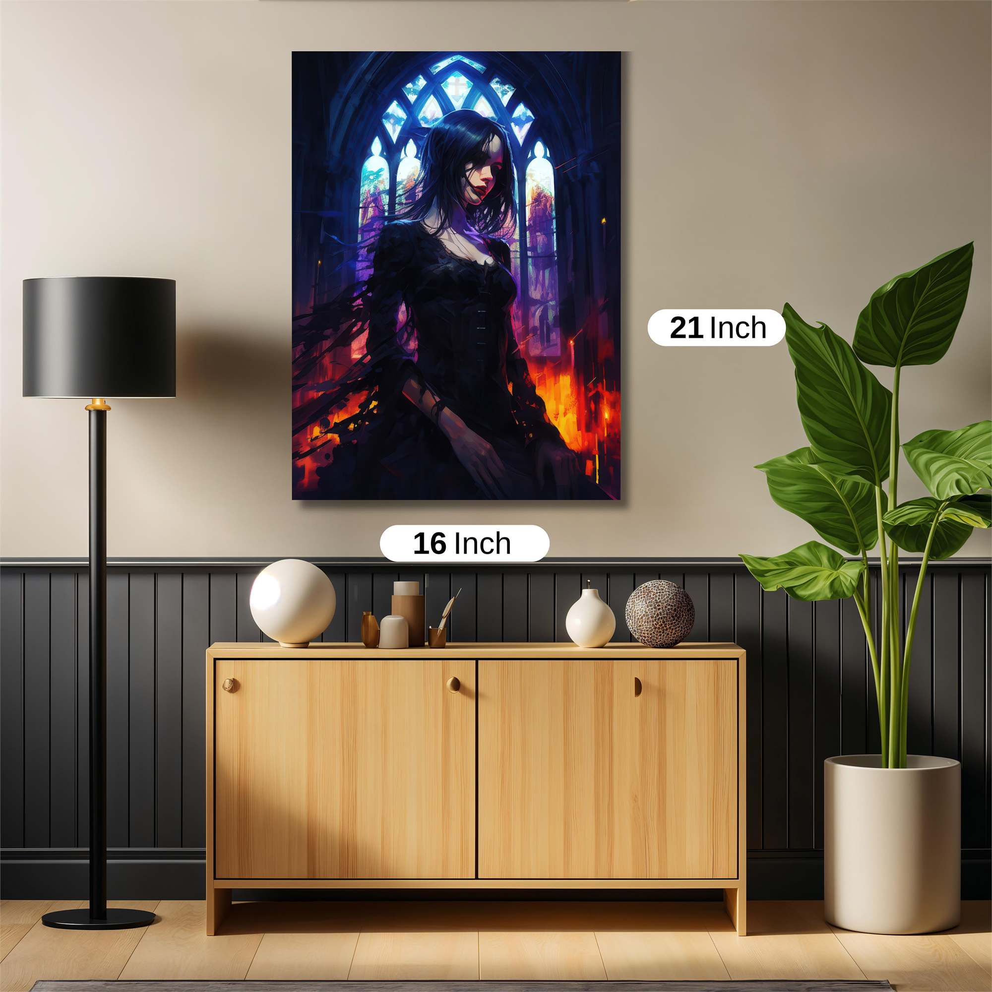 Gothic Elegance Safe Wall Magnetic / M