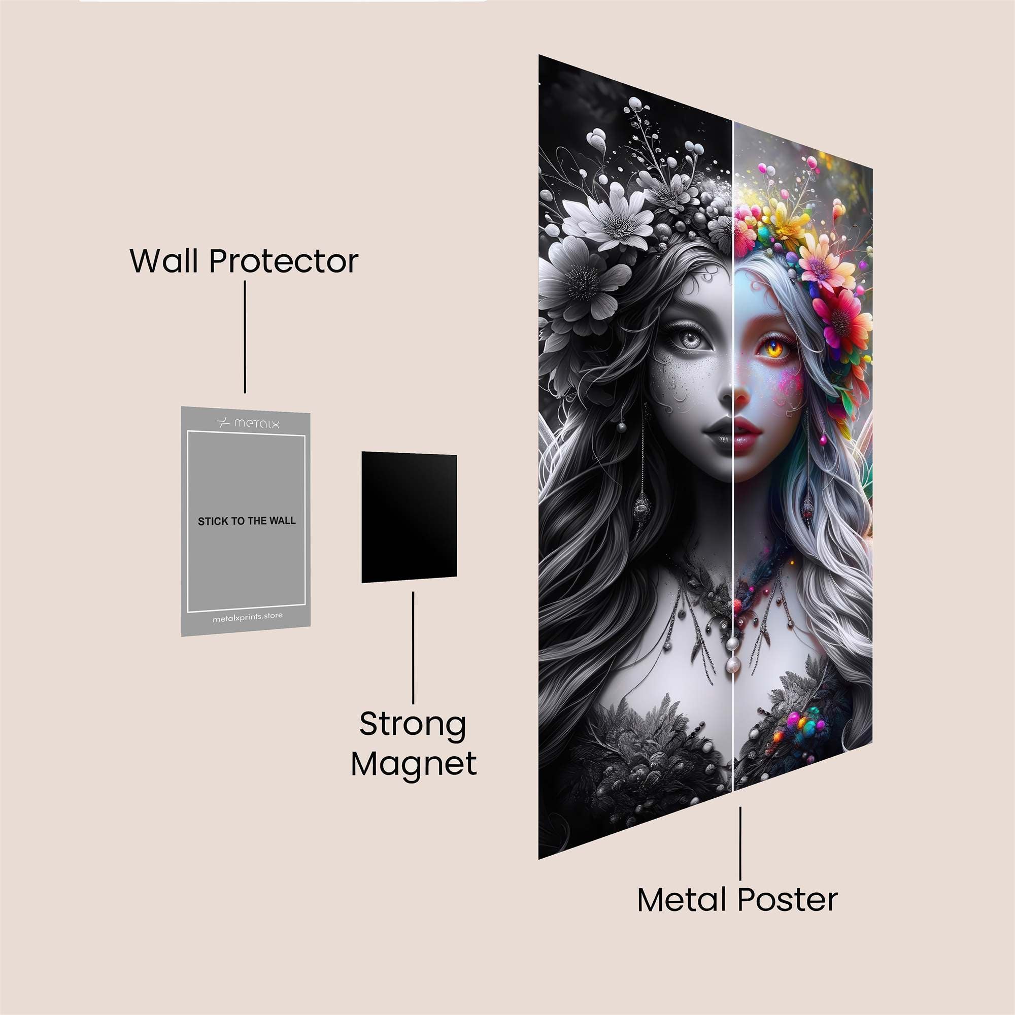 Fairy Duality Safe Wall Magnetic / M