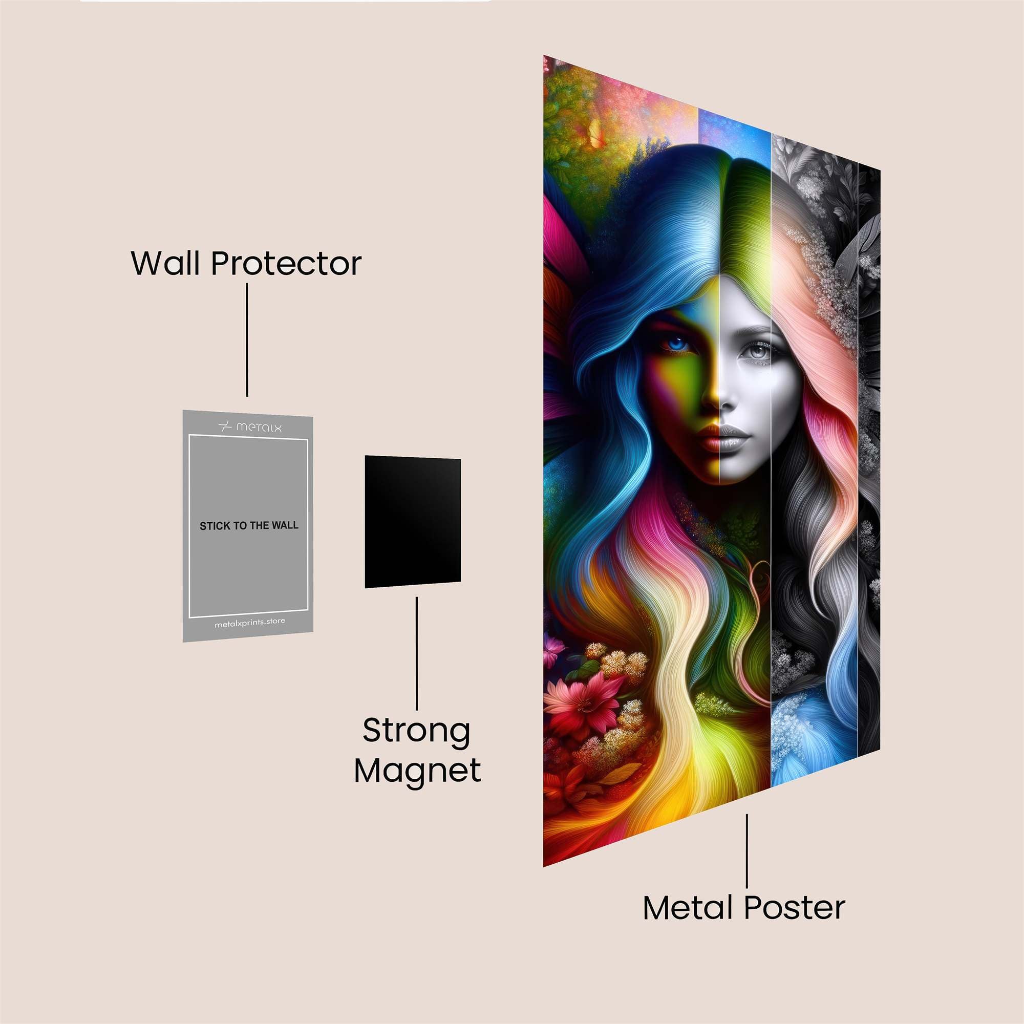 Butterfly Dream Safe Wall Magnetic / M
