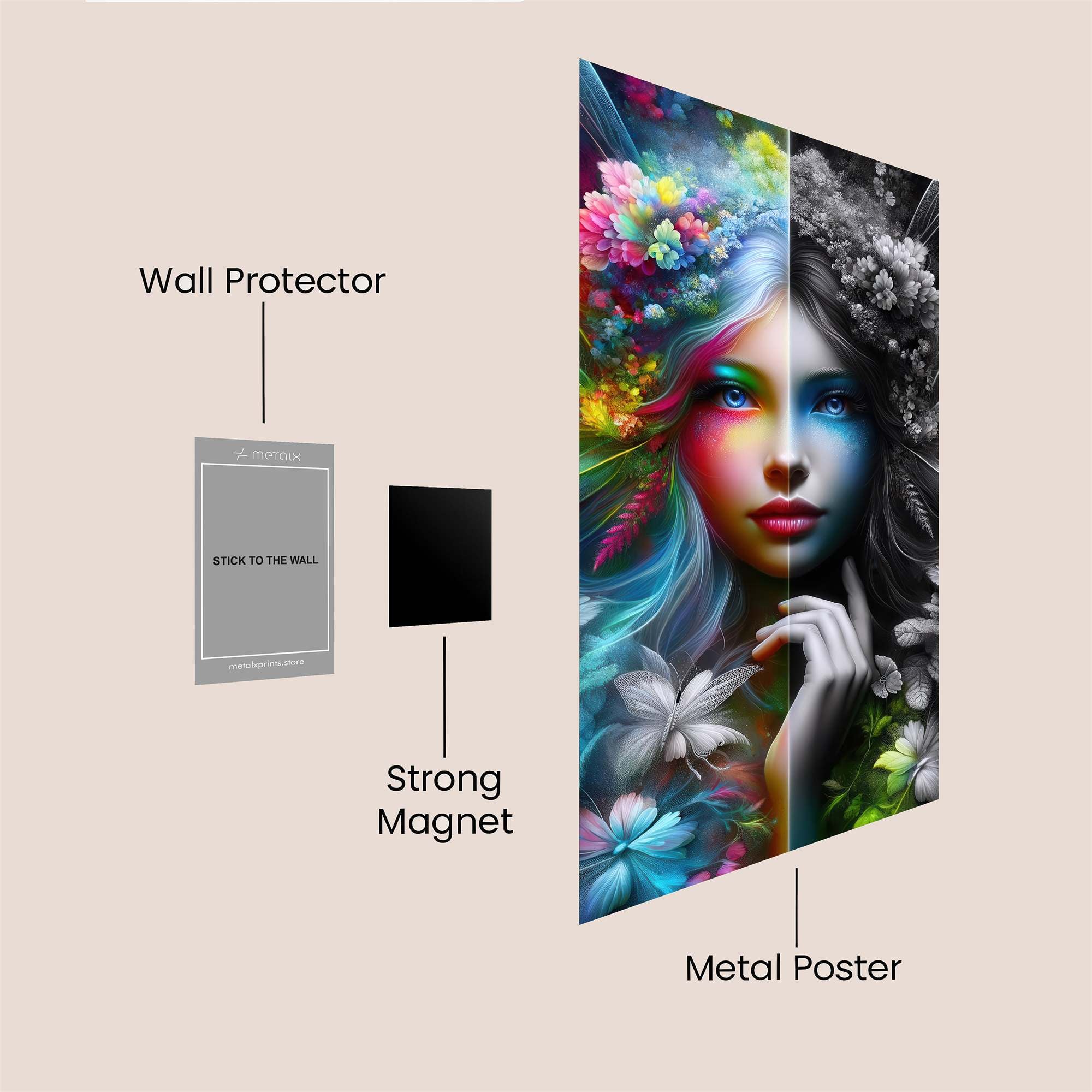 Fairy Duality Safe Wall Magnetic / M
