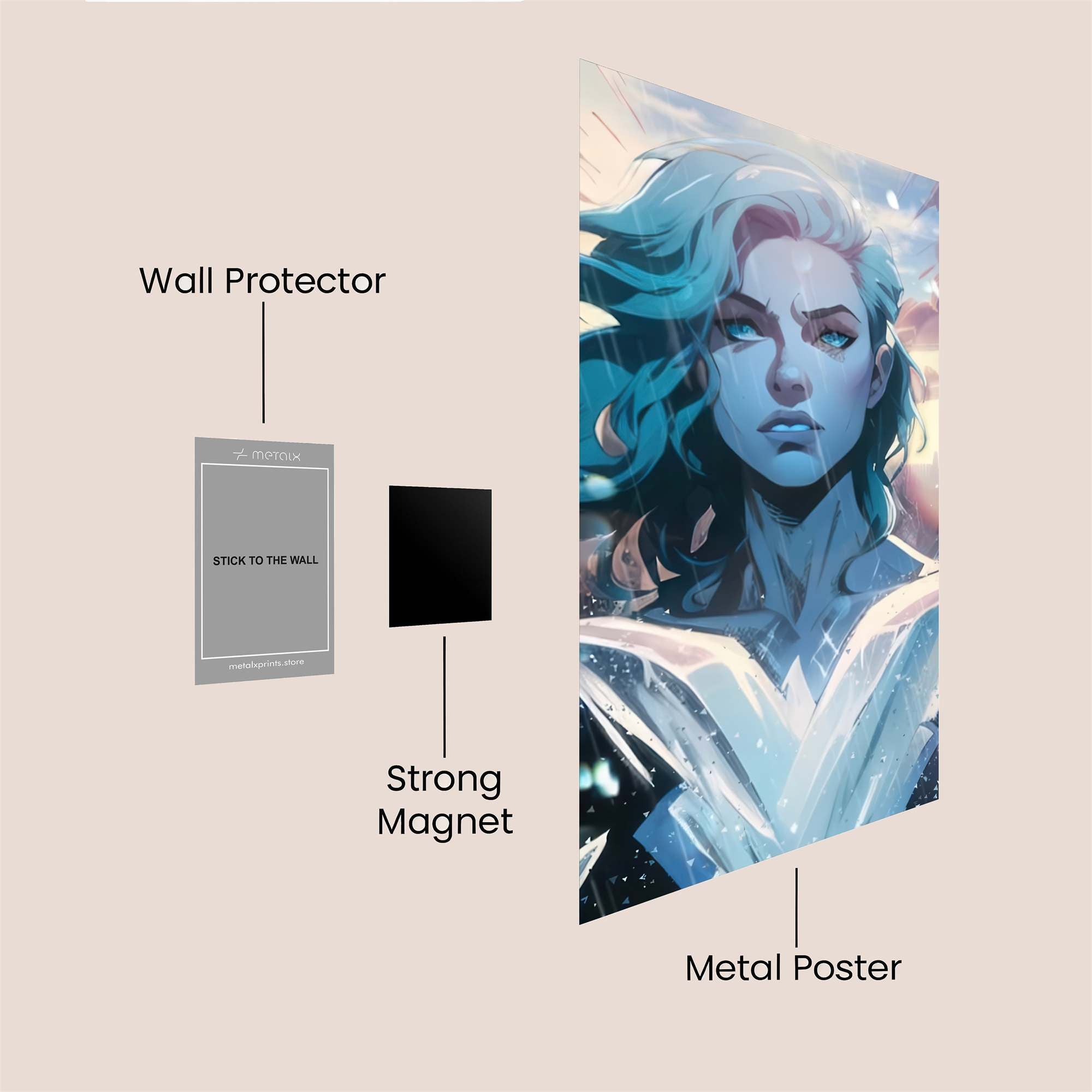 Ice Majesty Safe Wall Magnetic / M