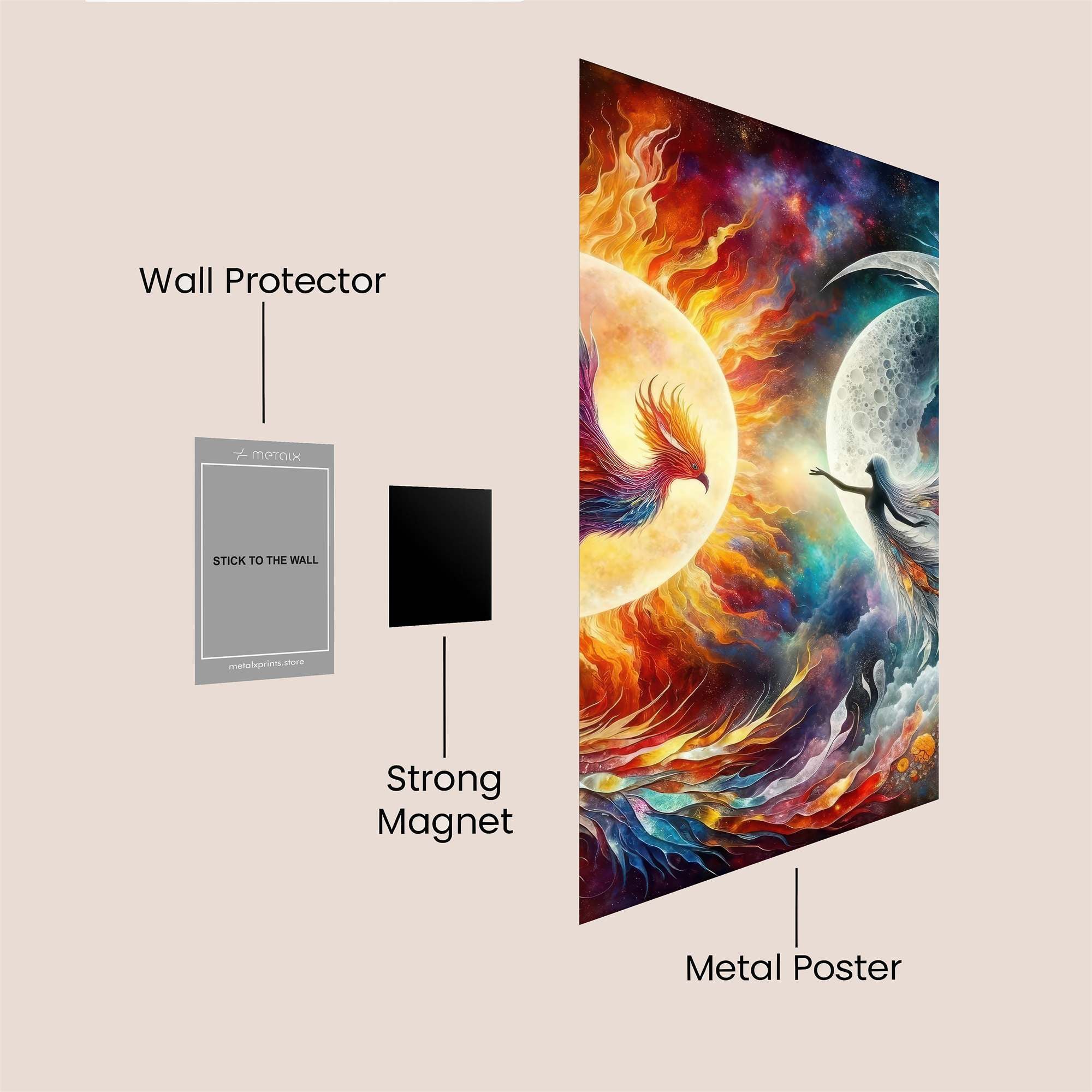 Phoenix Harmony Safe Wall Magnetic / M