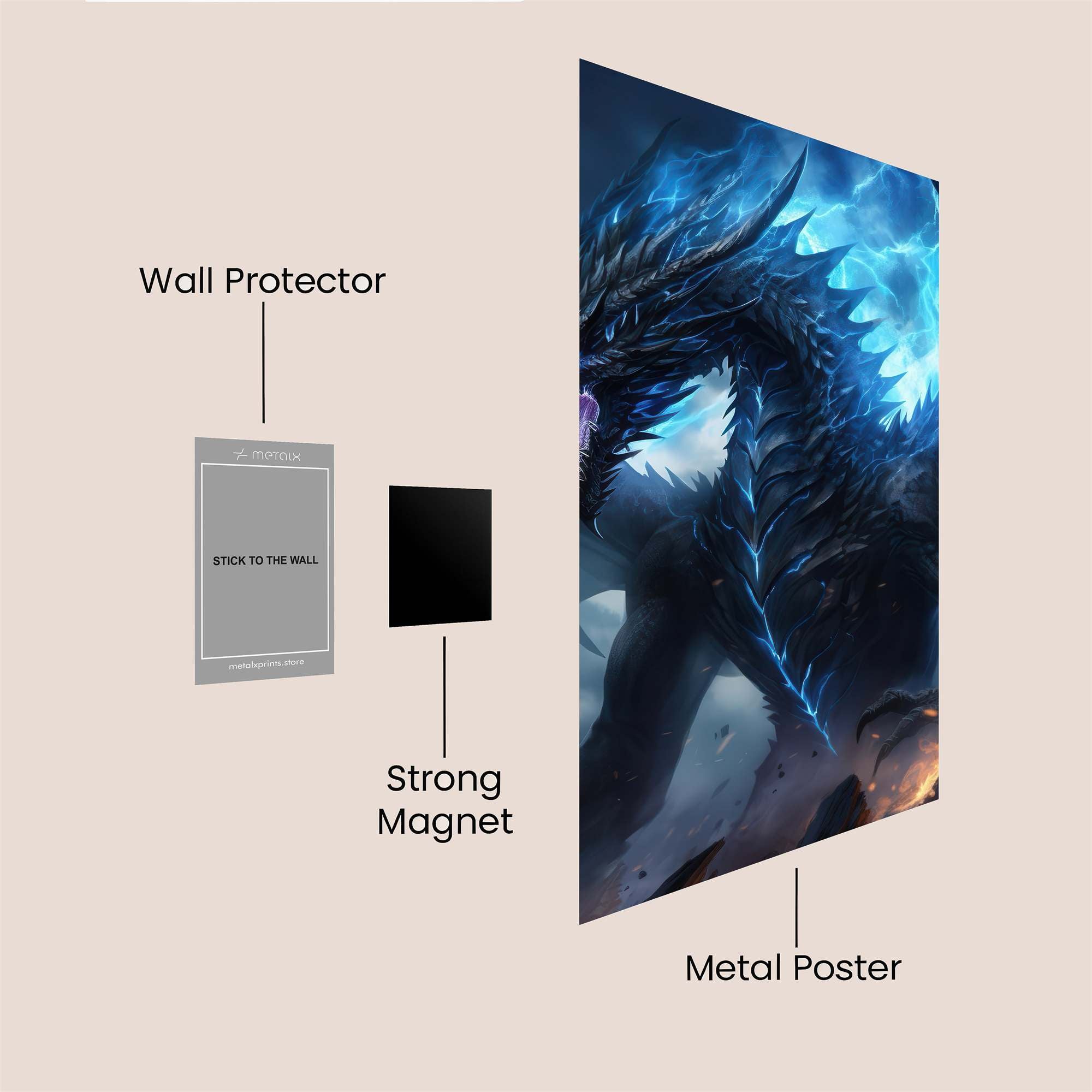 Stormbringer Unleashed Safe Wall Magnetic / M