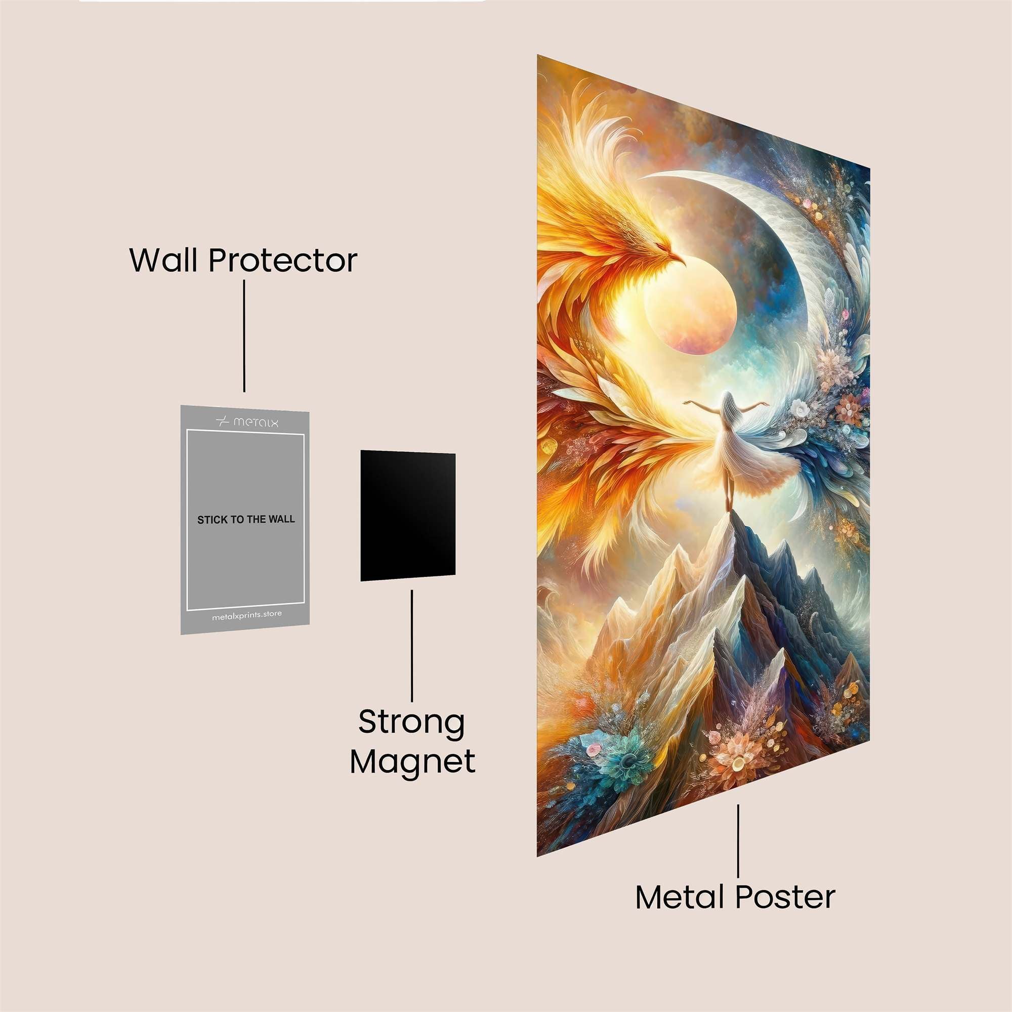 PhoenixHarmony Safe Wall Magnetic / M