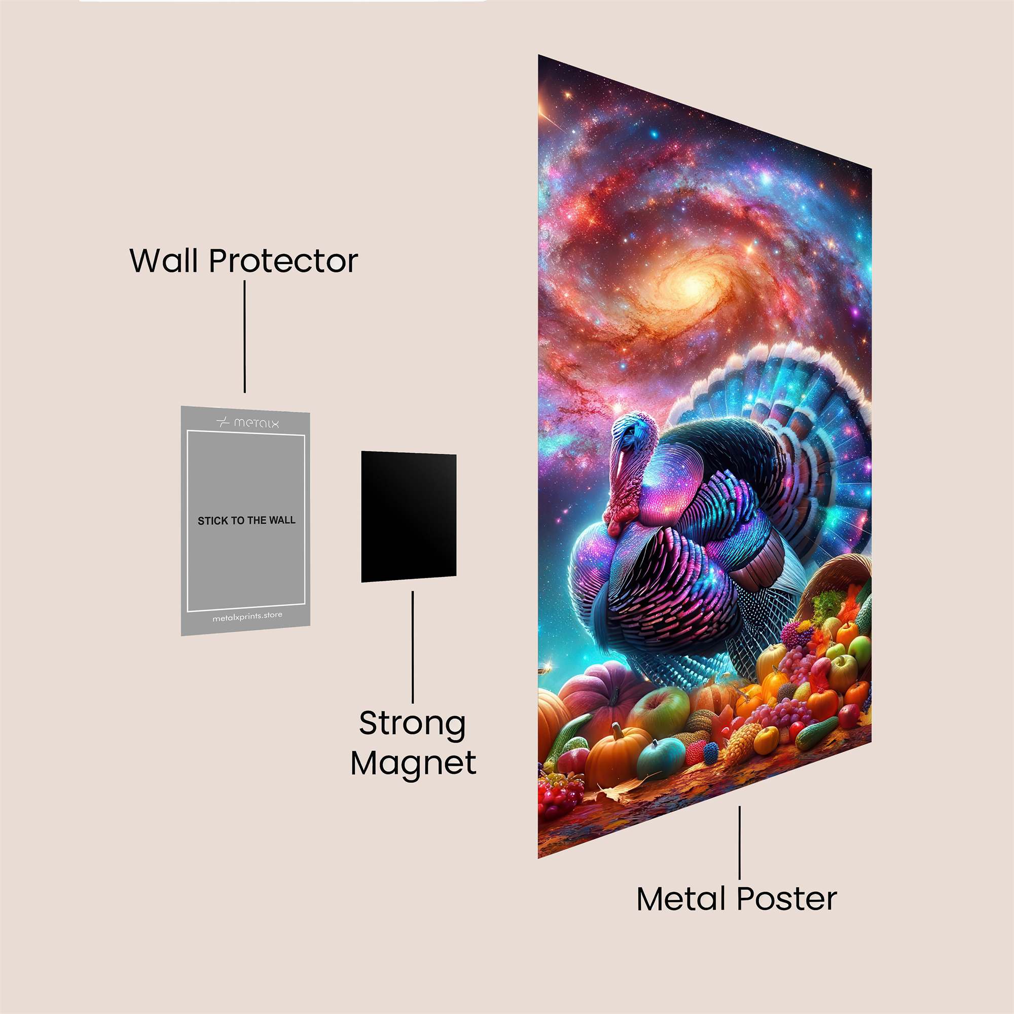 Galactic Gobbler Safe Wall Magnetic / M