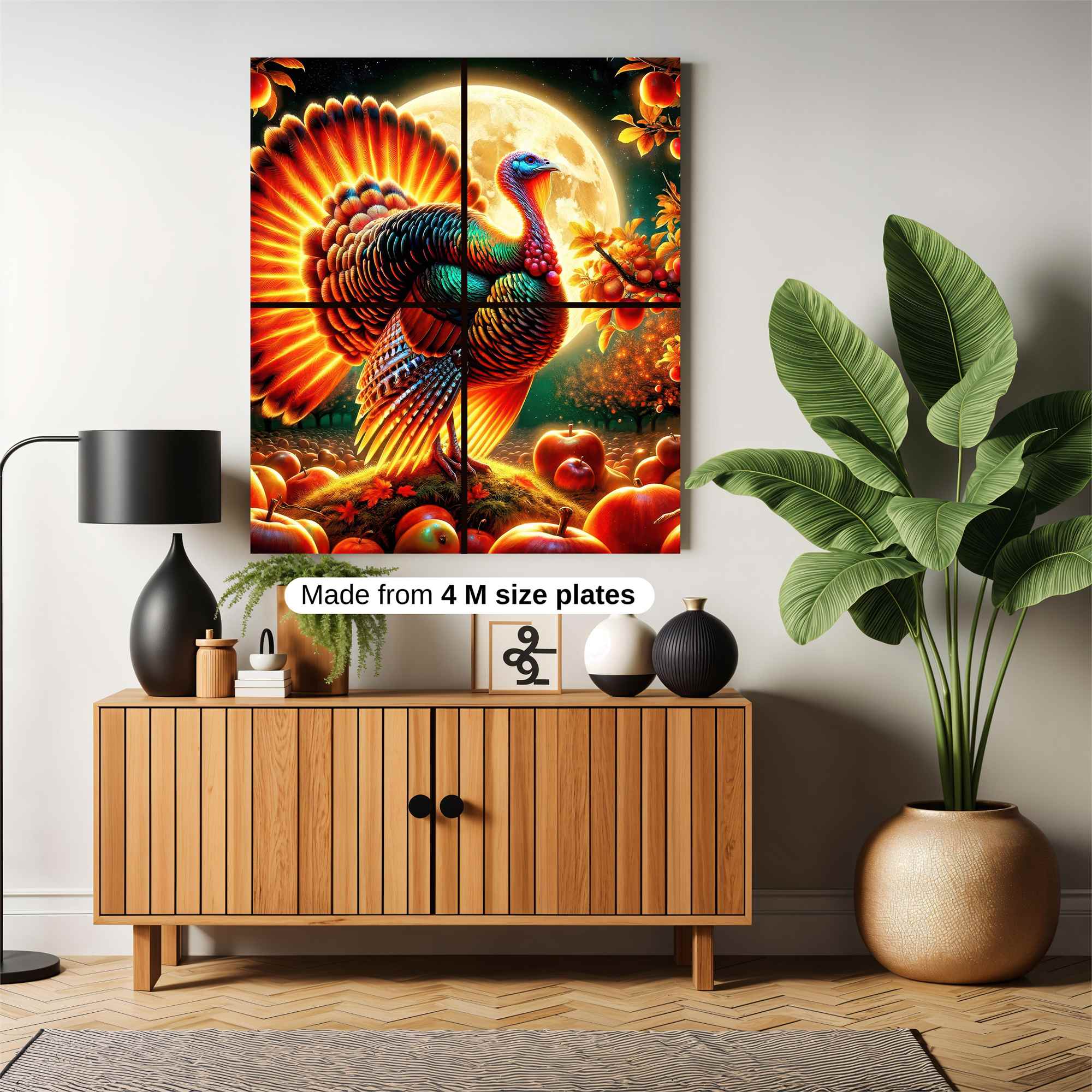 Turkey Twilight Safe Wall Magnetic / M