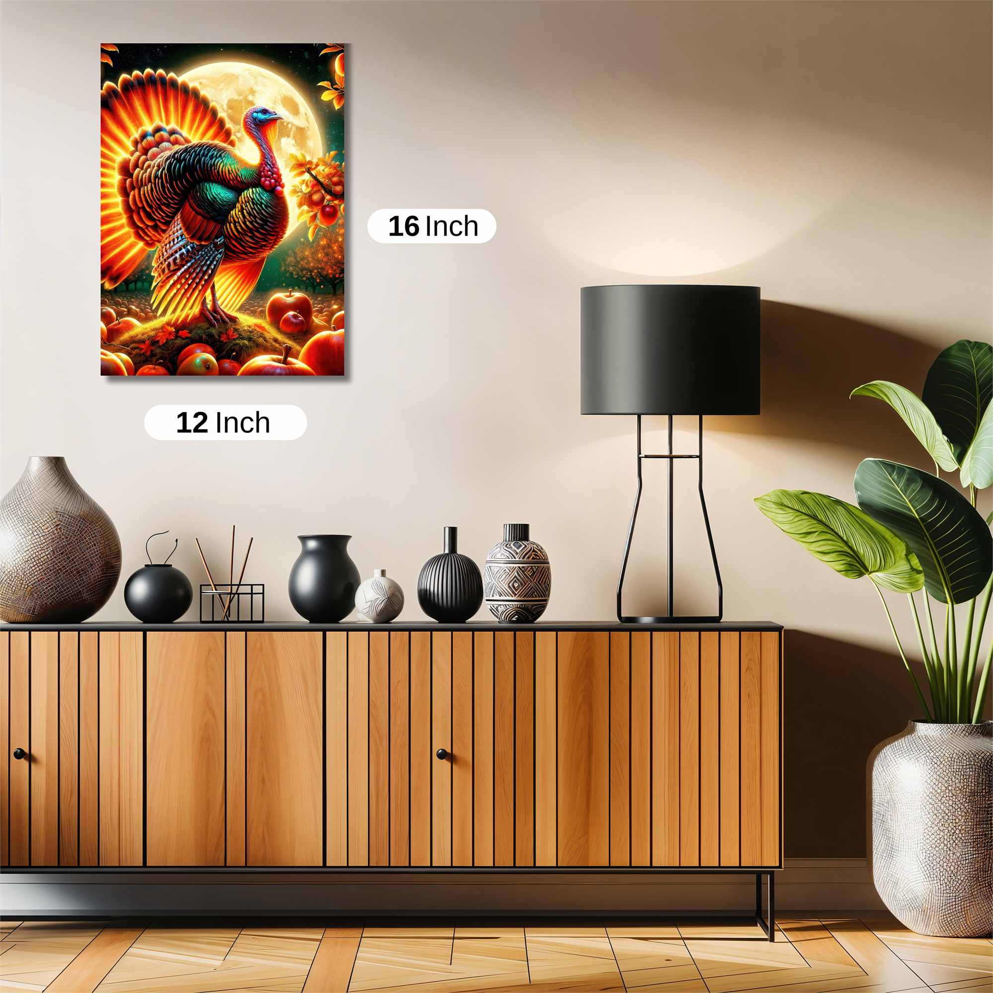 Turkey Twilight Safe Wall Magnetic / M