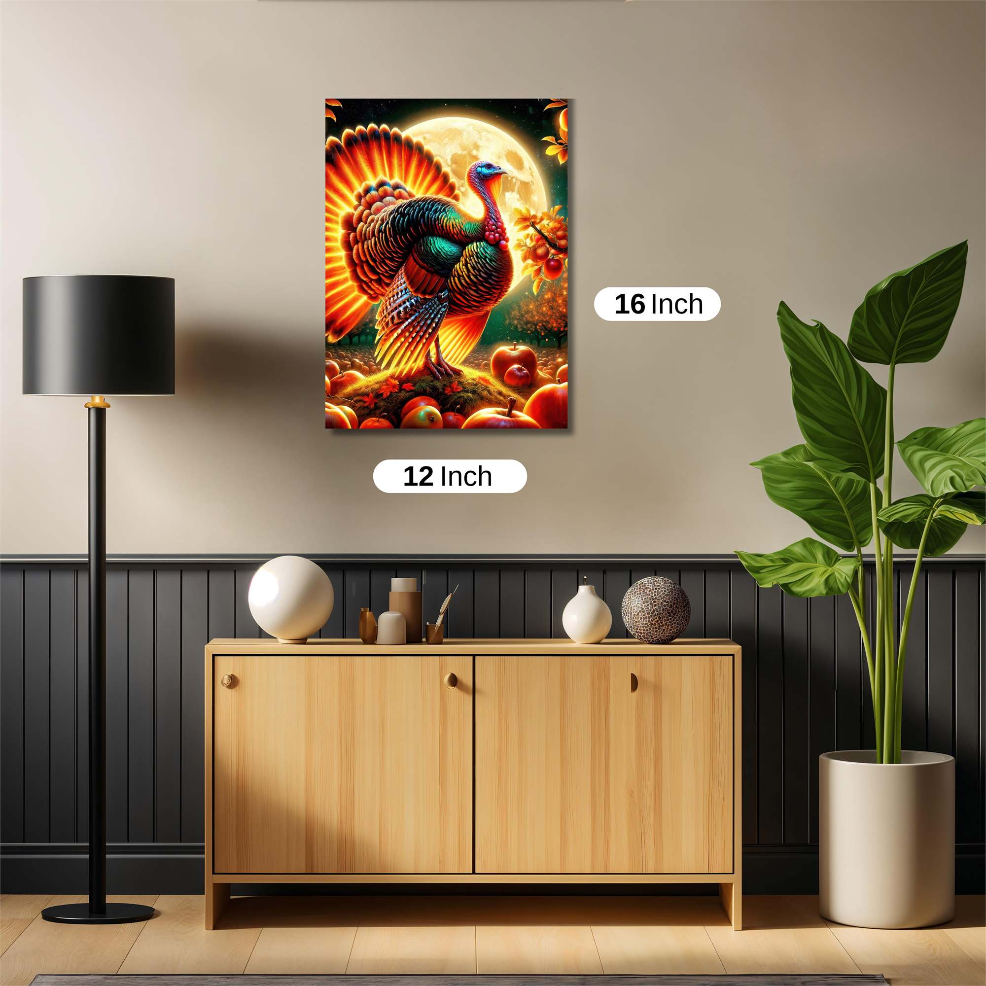 Turkey Twilight Safe Wall Magnetic / M