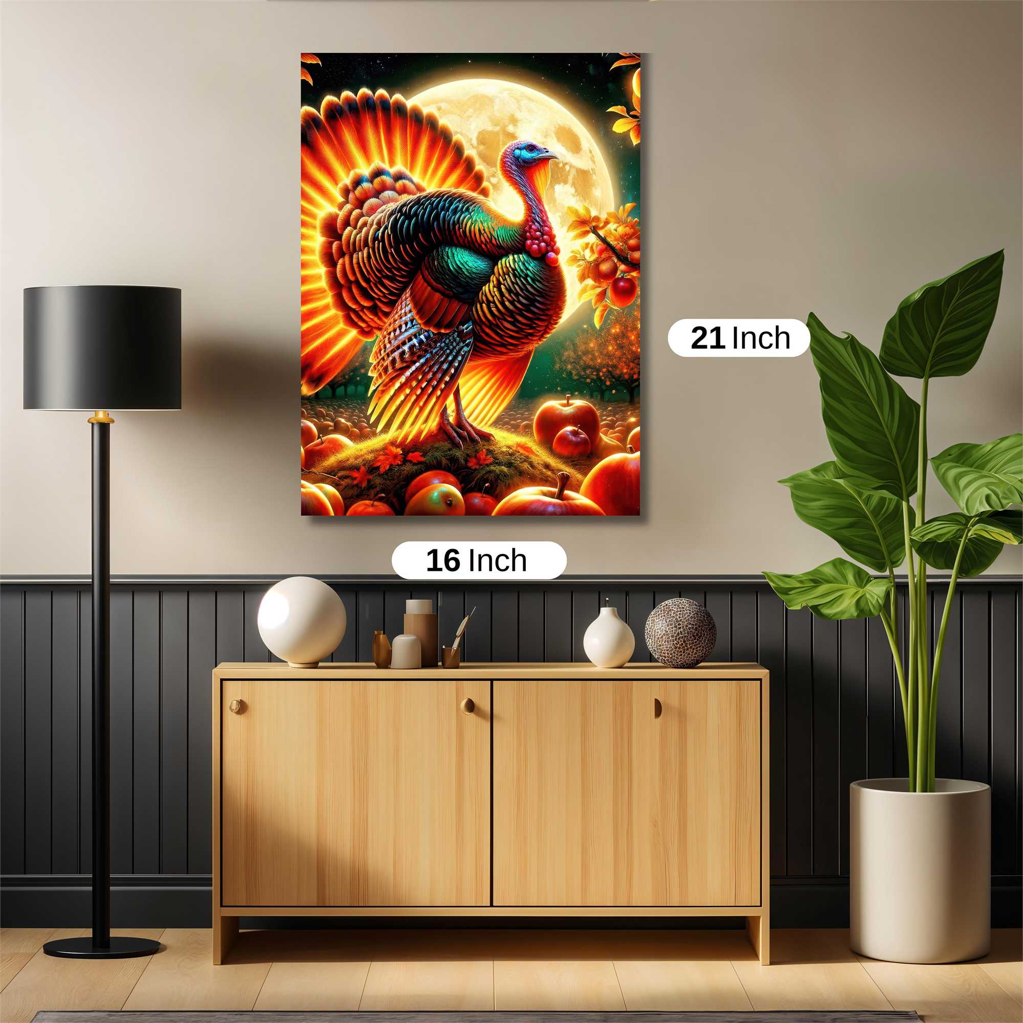 Turkey Twilight Safe Wall Magnetic / M