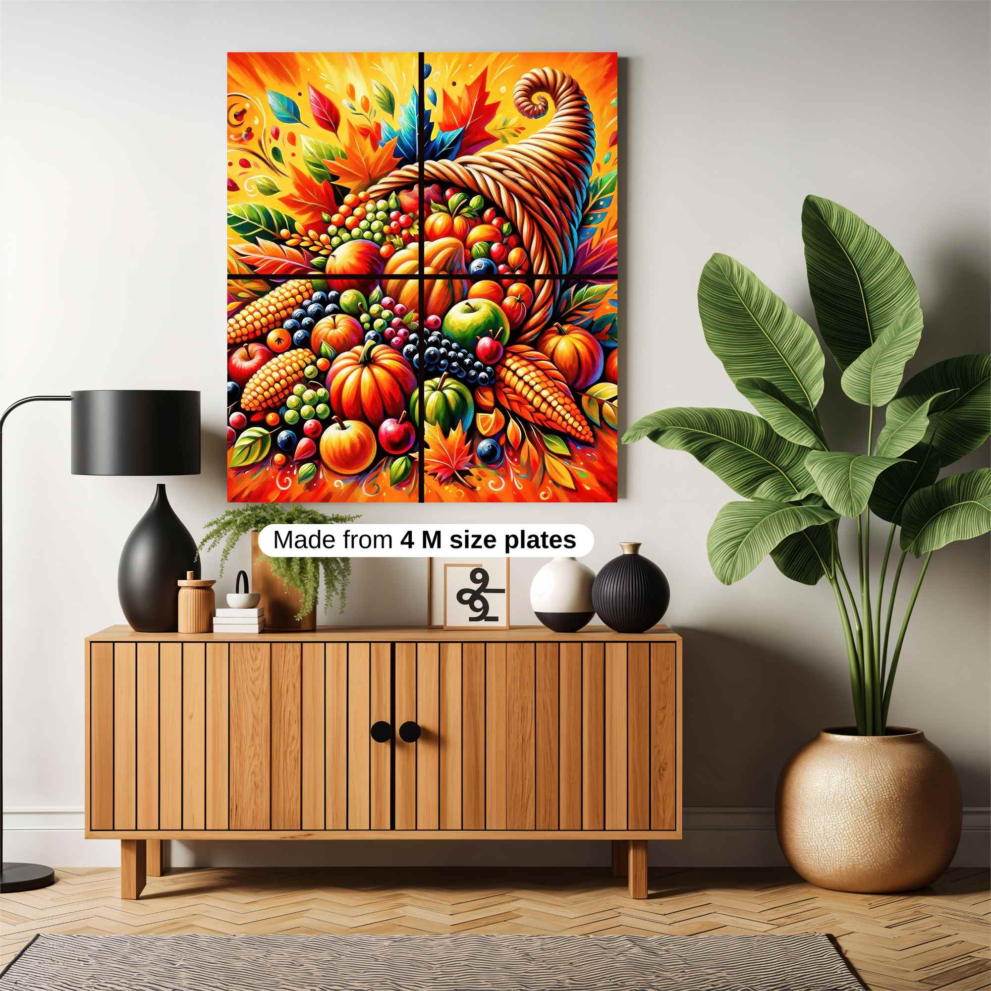 Cornucopia Celebration Safe Wall Magnetic / M