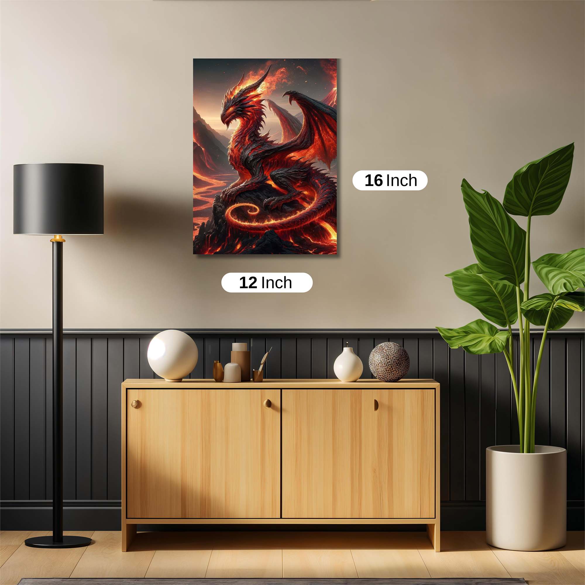 Scorched Majesty Safe Wall Magnetic / M
