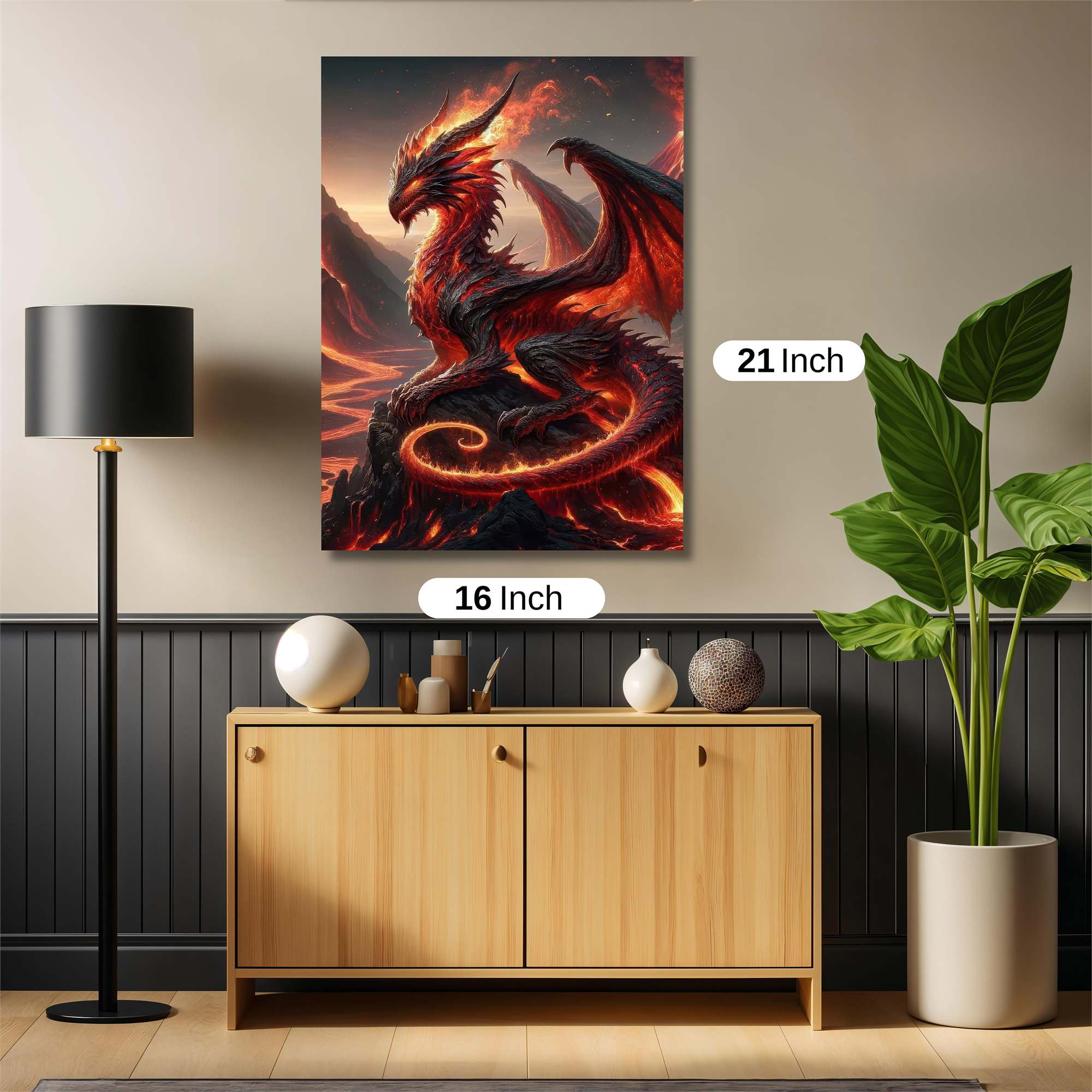 Scorched Majesty Safe Wall Magnetic / M