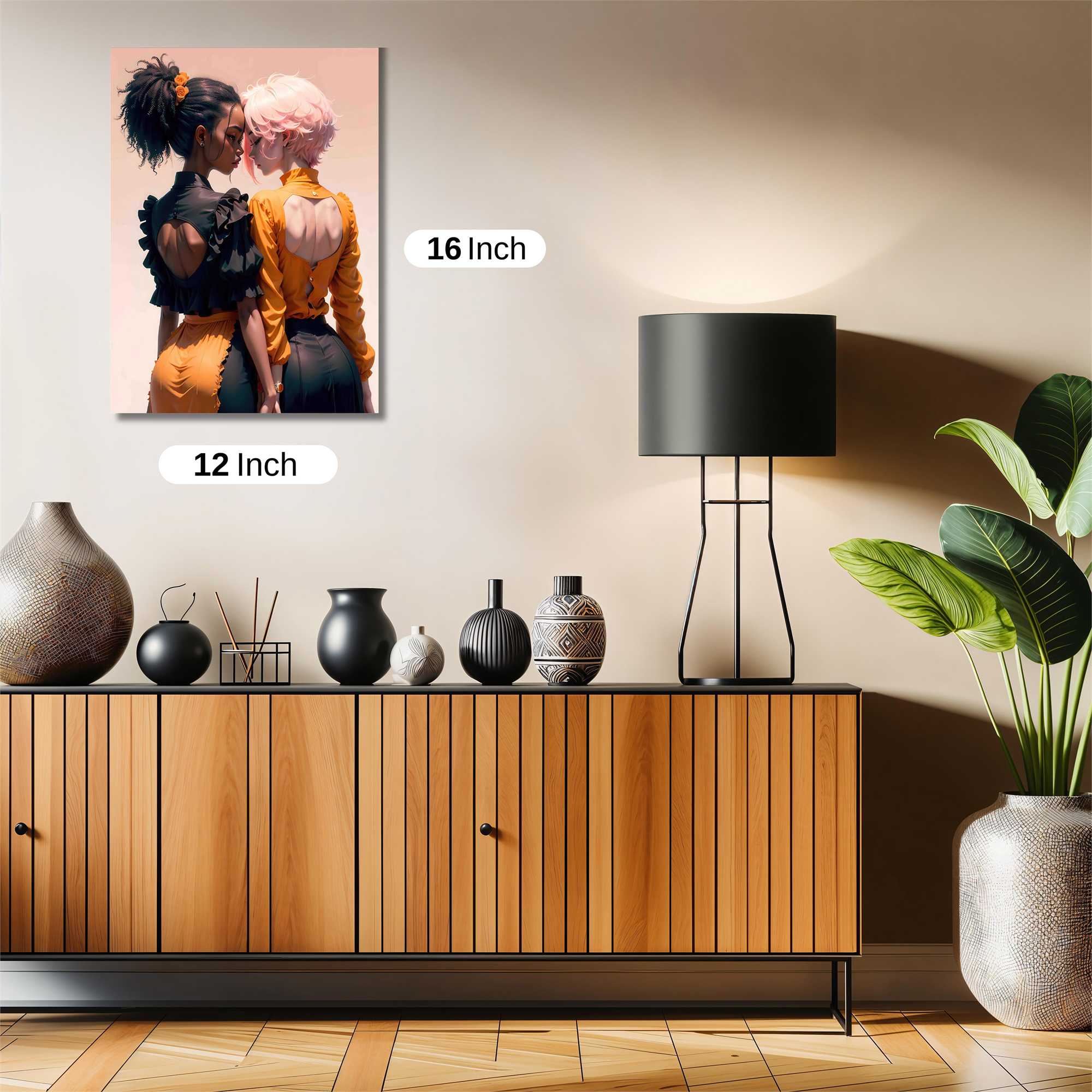 Contrast Elegance Safe Wall Magnetic / M