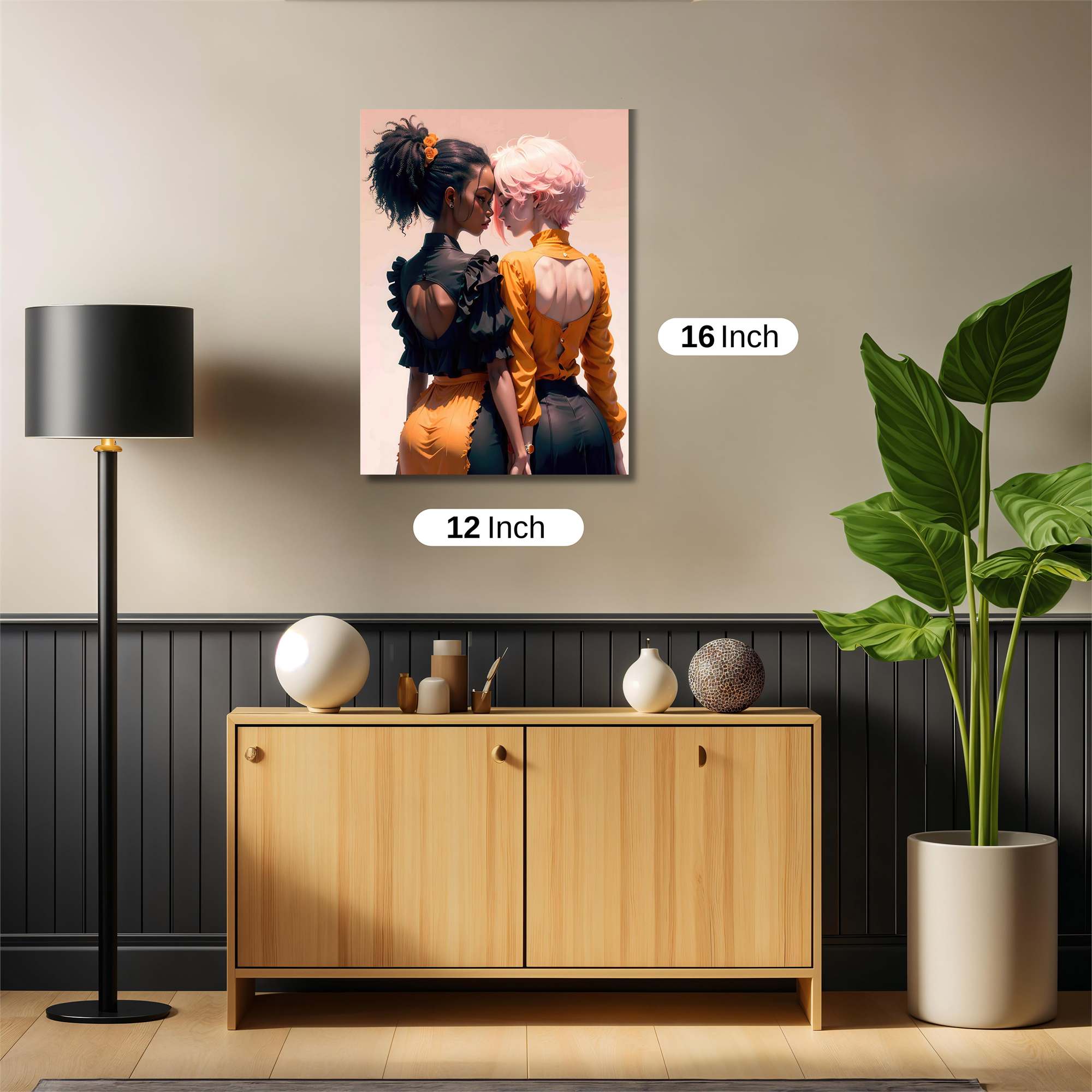Contrast Elegance Safe Wall Magnetic / M