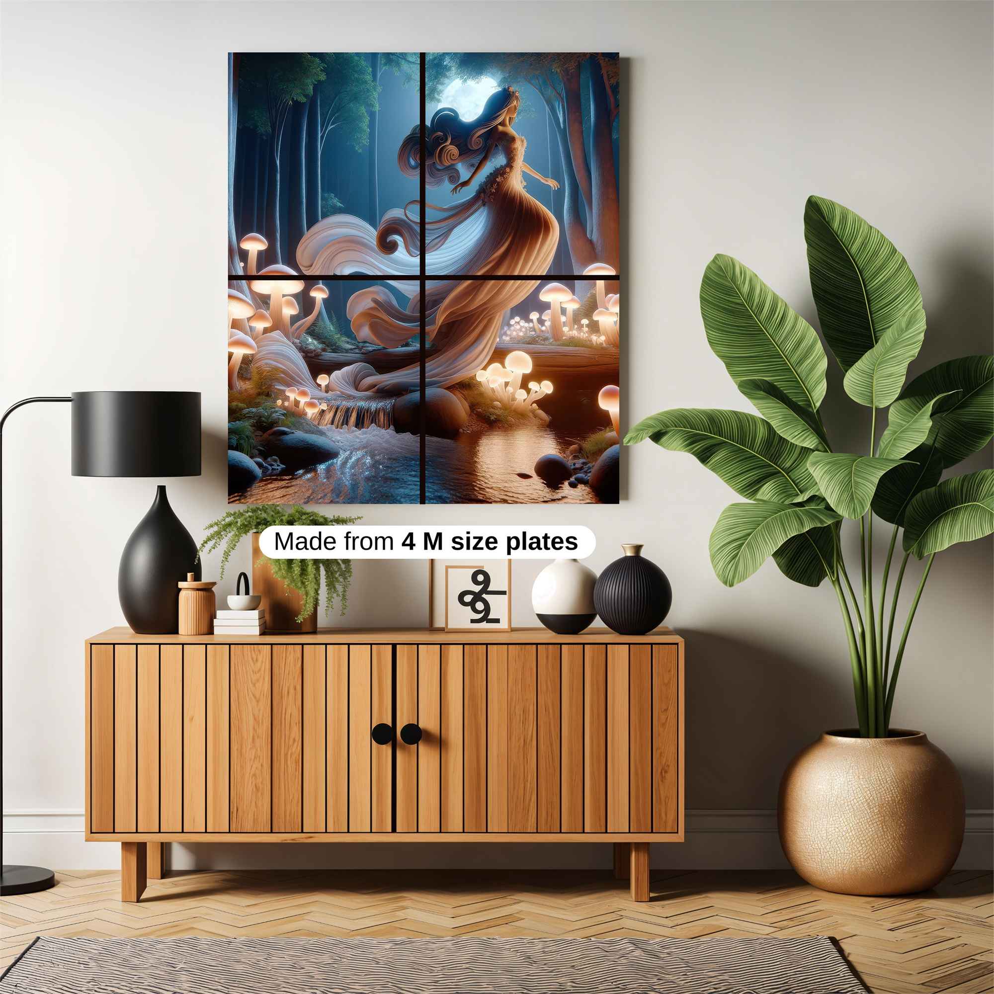 Moonlit Whimsy Safe Wall Magnetic / M