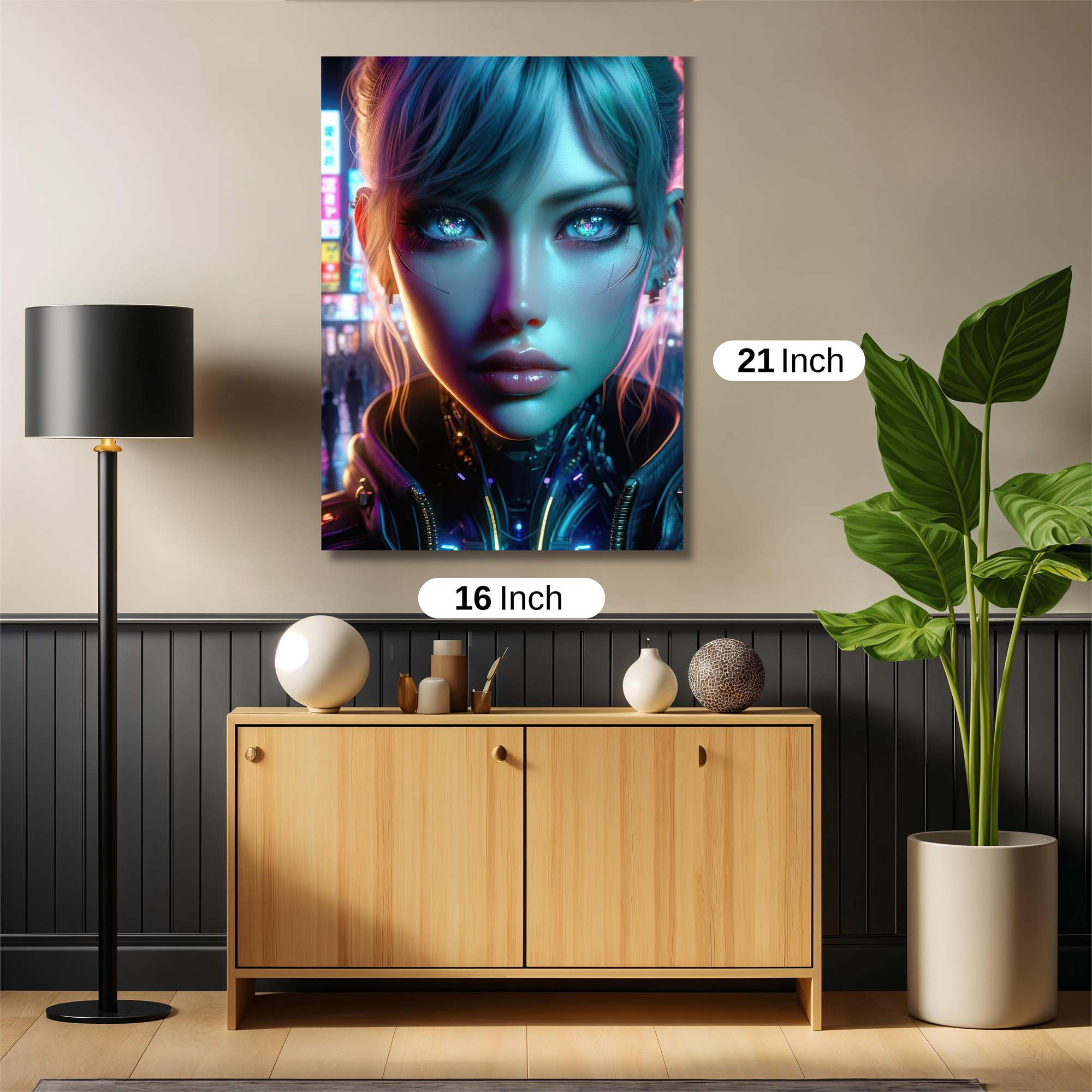 Neon Enigma Safe Wall Magnetic / M