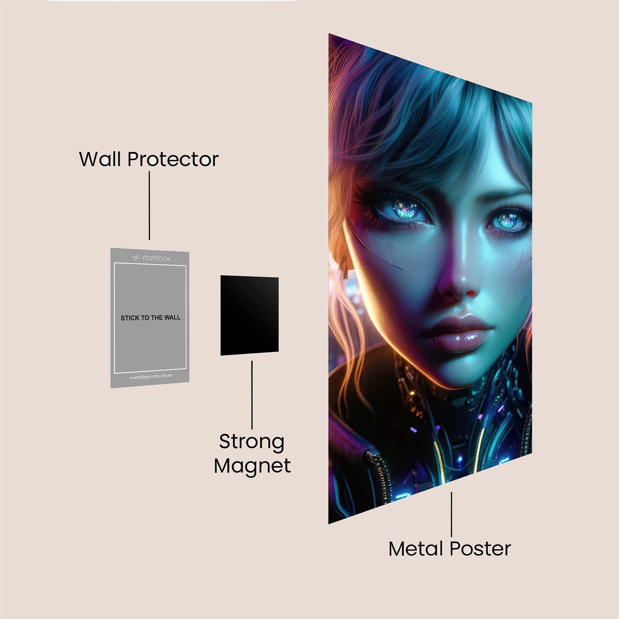 Neon Enigma Safe Wall Magnetic / M