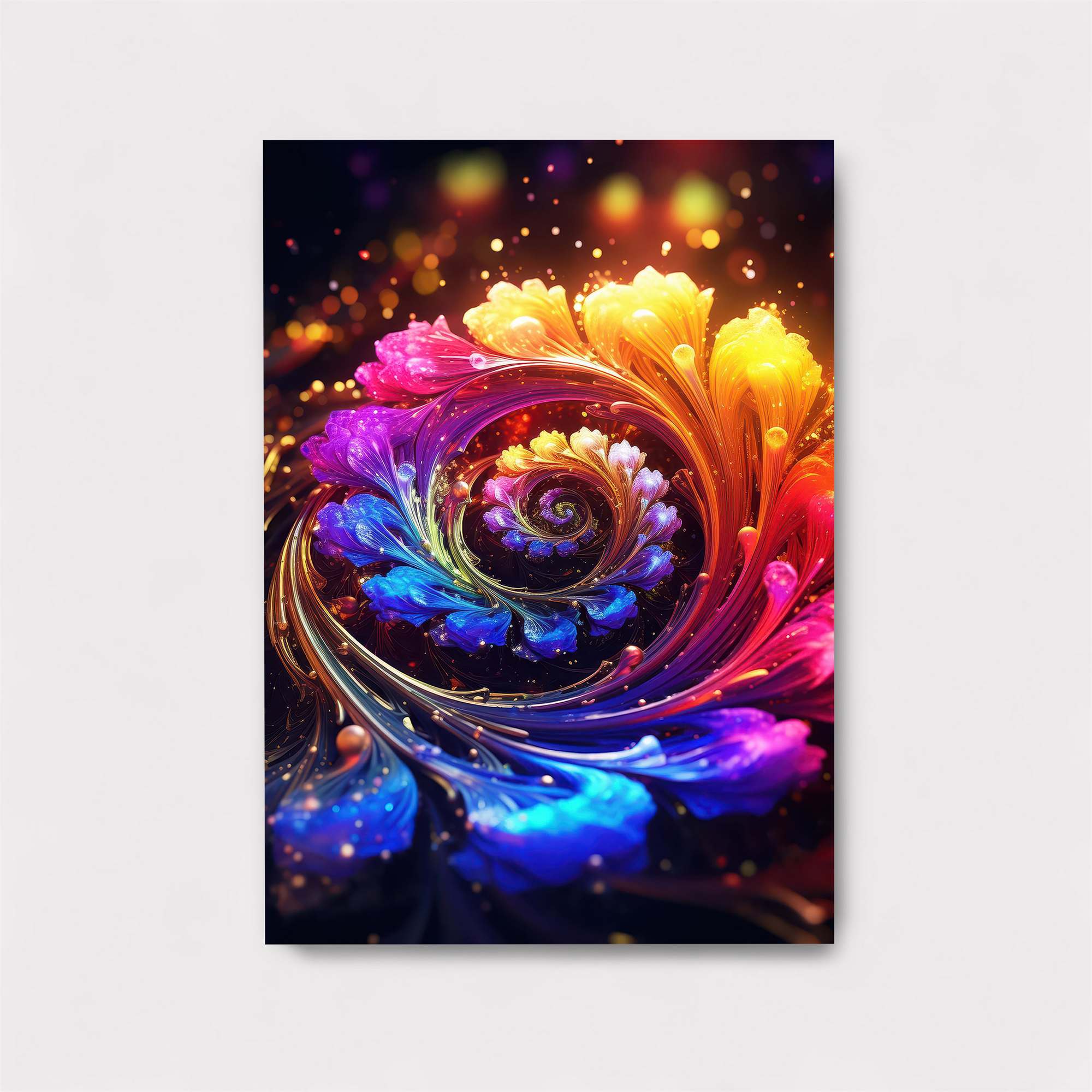 Colorful Whirlwind Safe Wall Magnetic / M