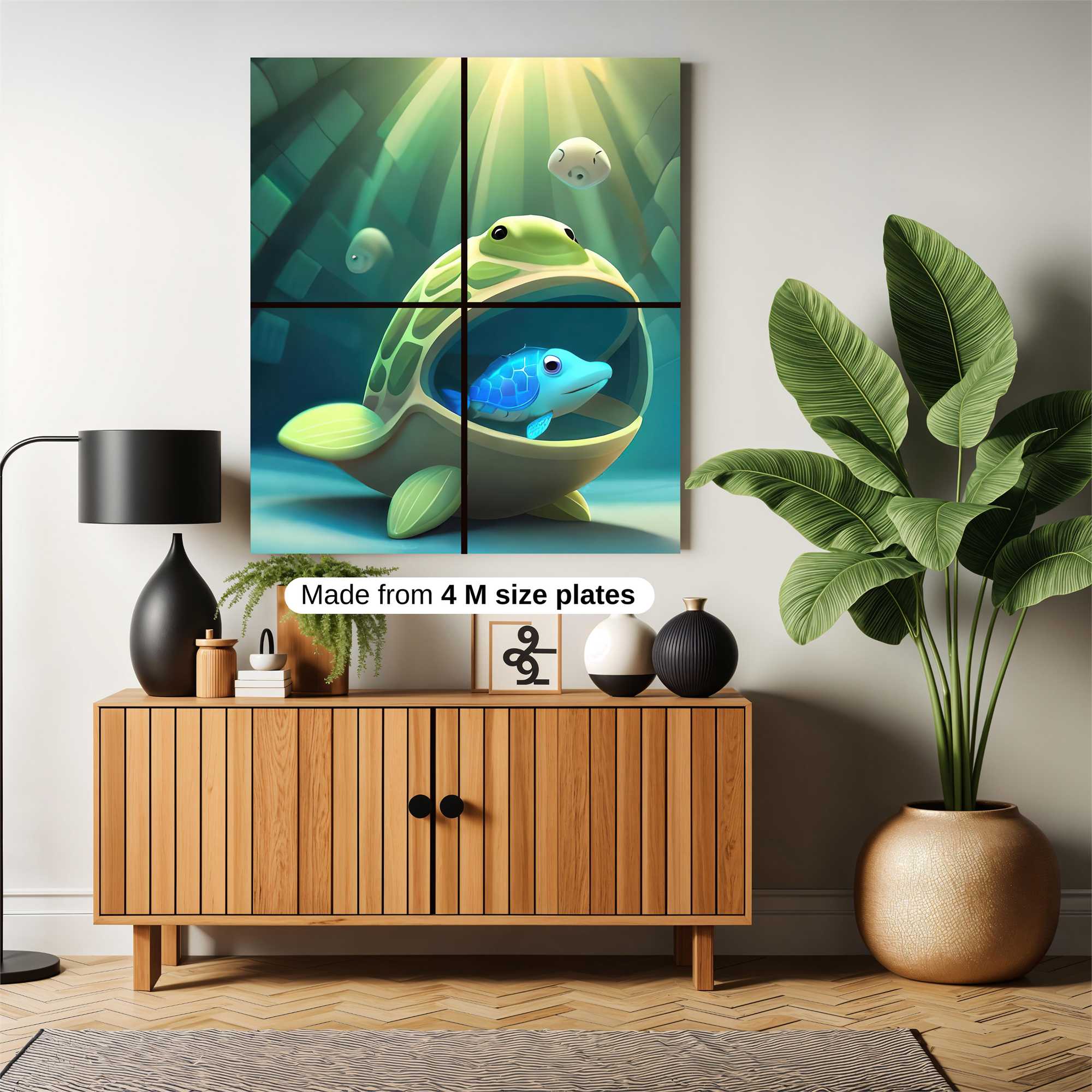 Turtle Sanctuary Safe Wall Magnetic / M