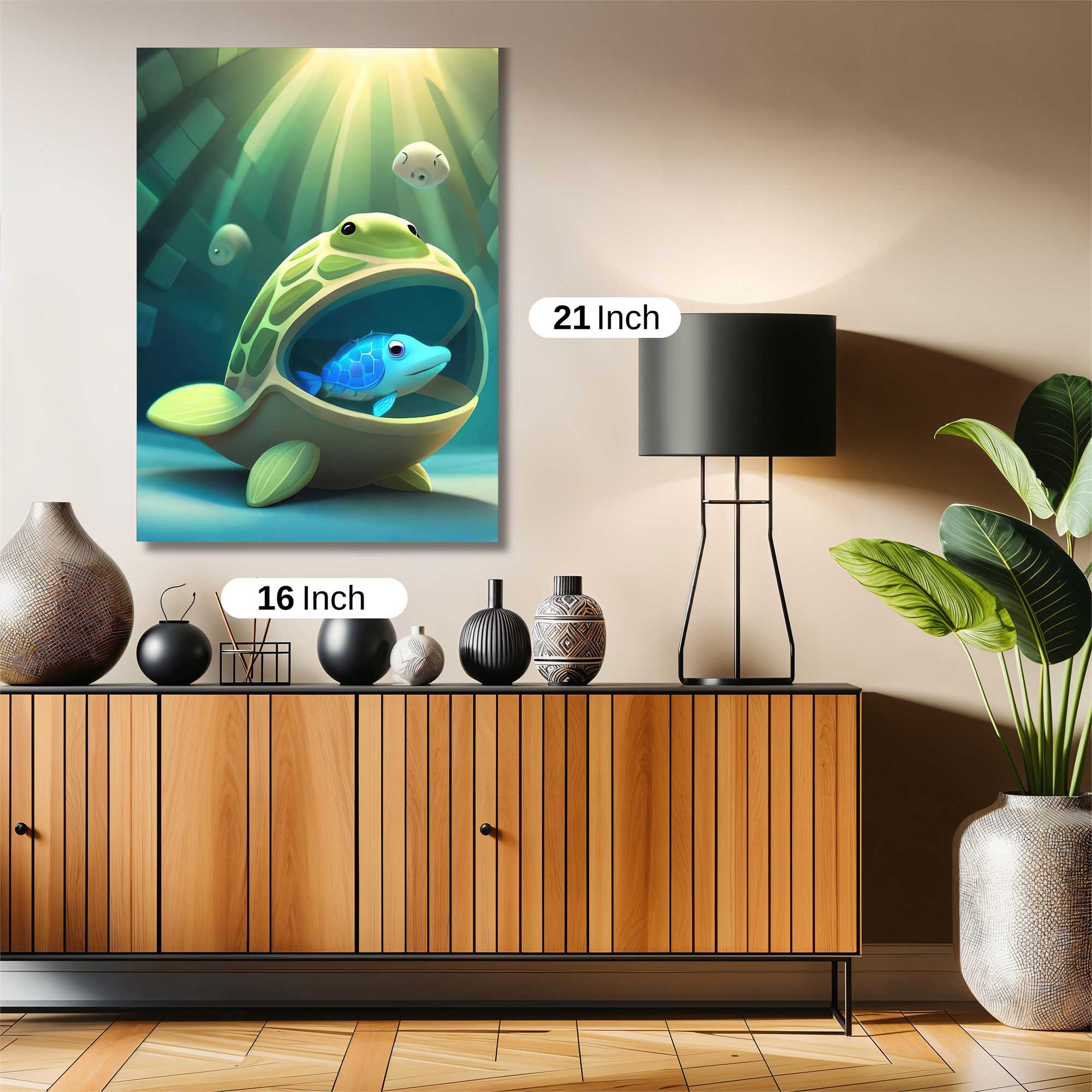 Turtle Sanctuary Safe Wall Magnetic / M