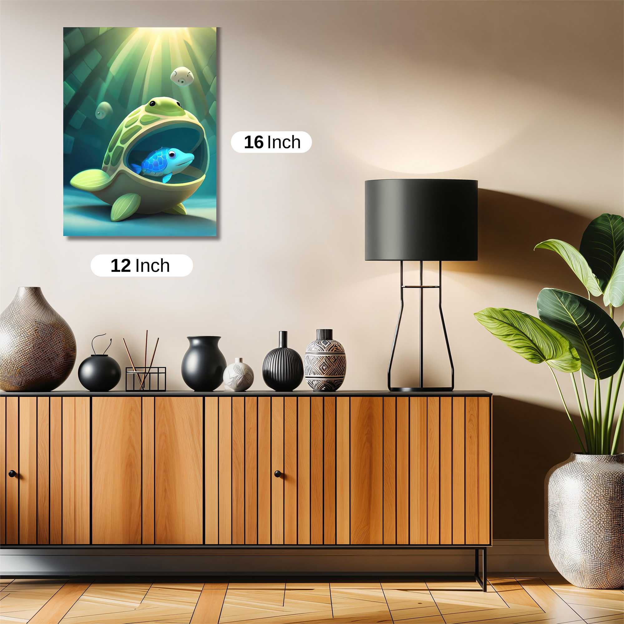 Turtle Sanctuary Safe Wall Magnetic / M