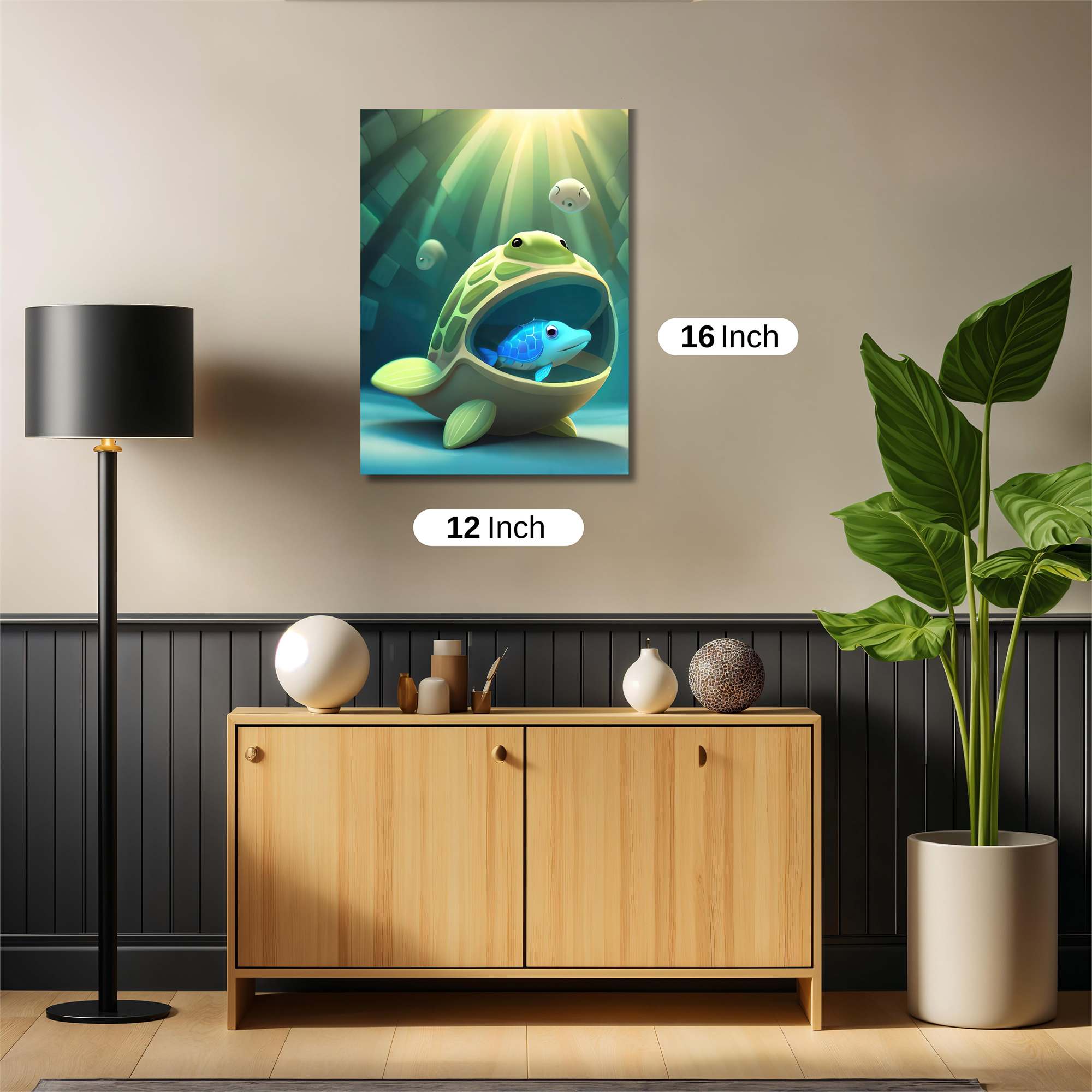 Turtle Sanctuary Safe Wall Magnetic / M