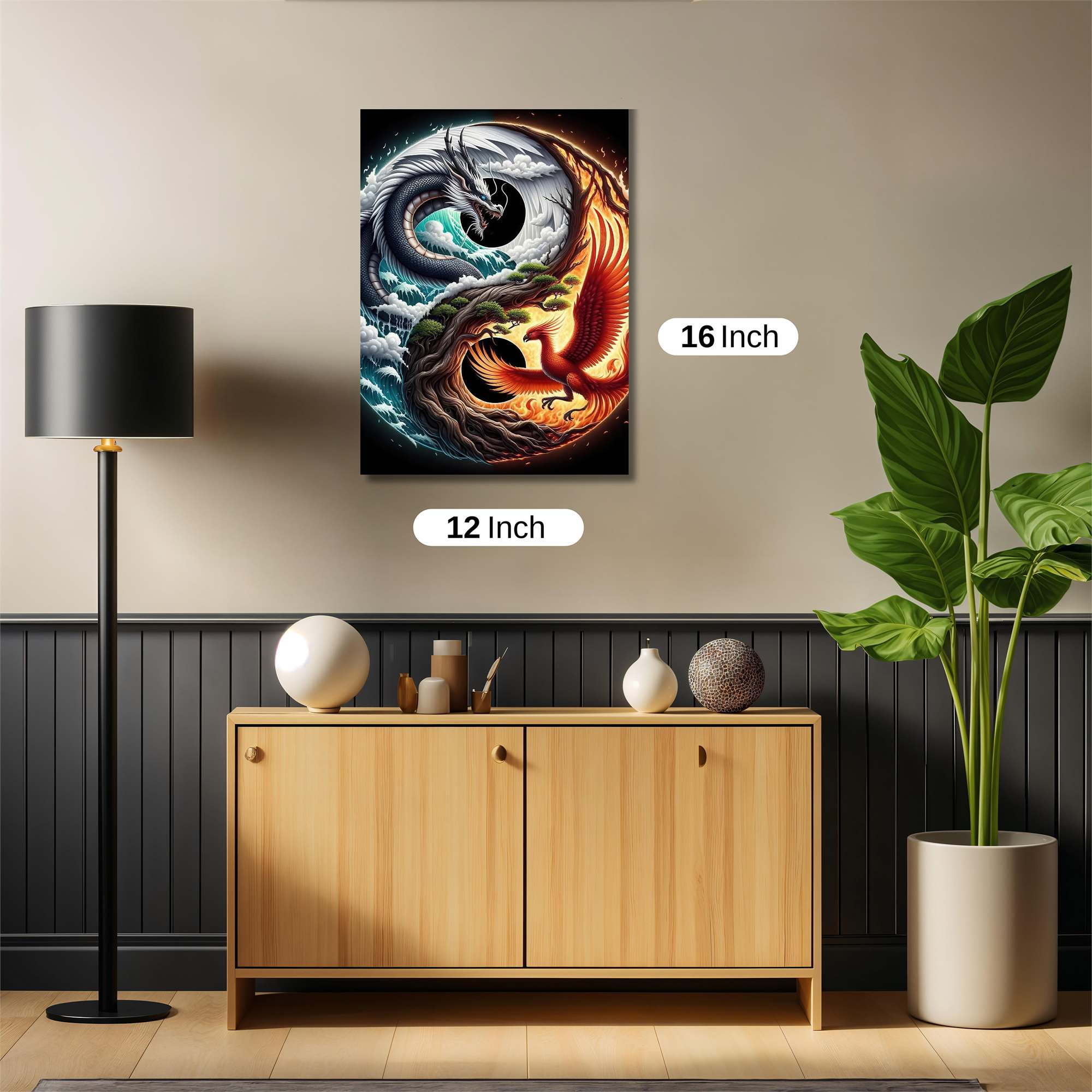 Dragon Serenity Safe Wall Magnetic / M
