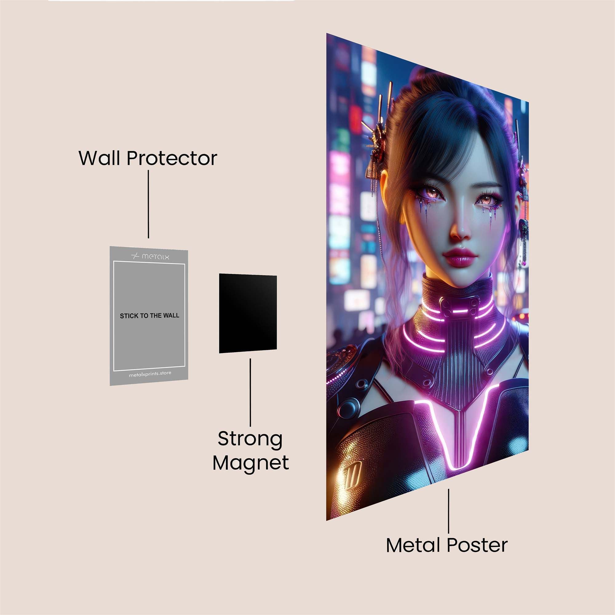 Neon Empress Safe Wall Magnetic / M