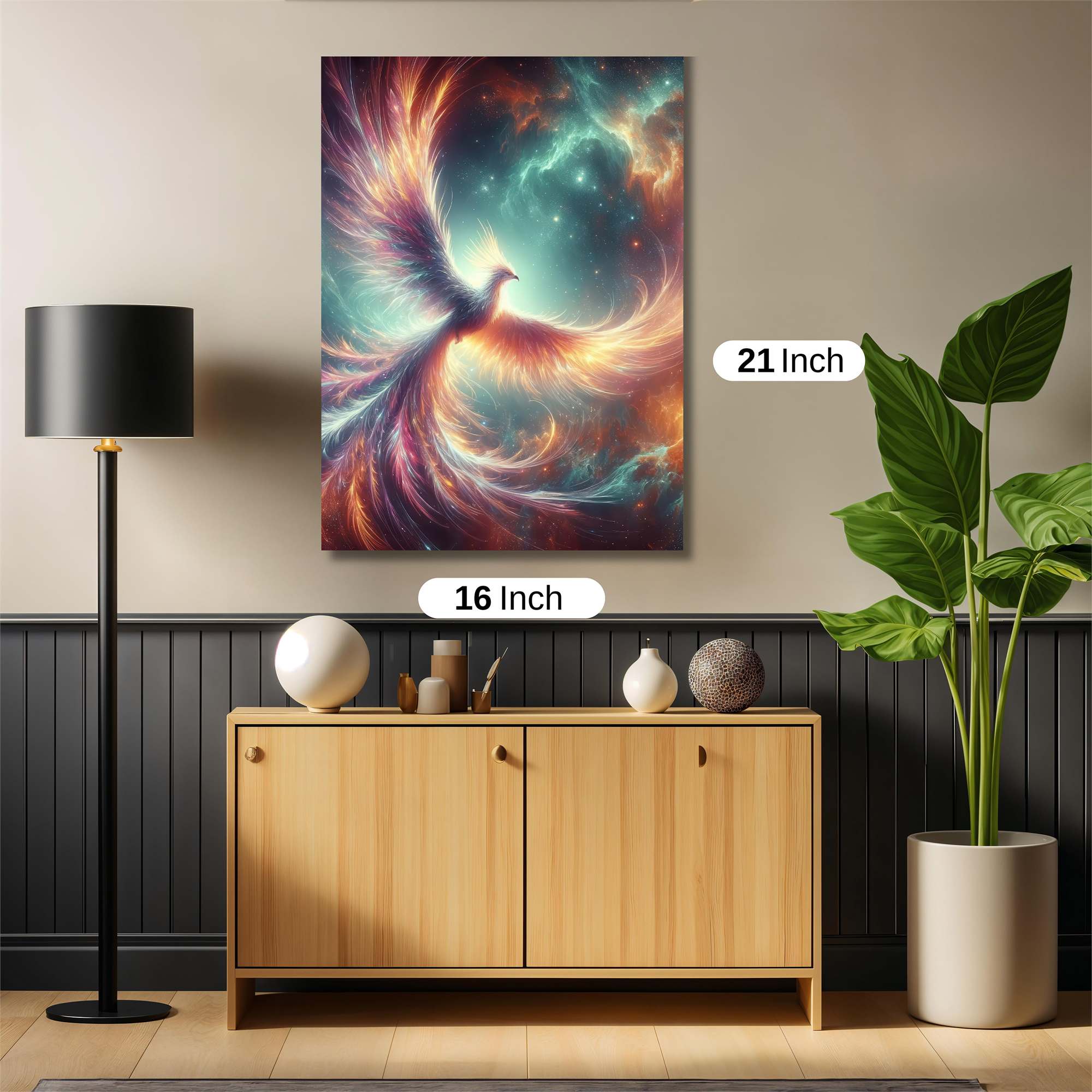 Phoenix Rebirth Safe Wall Magnetic / M